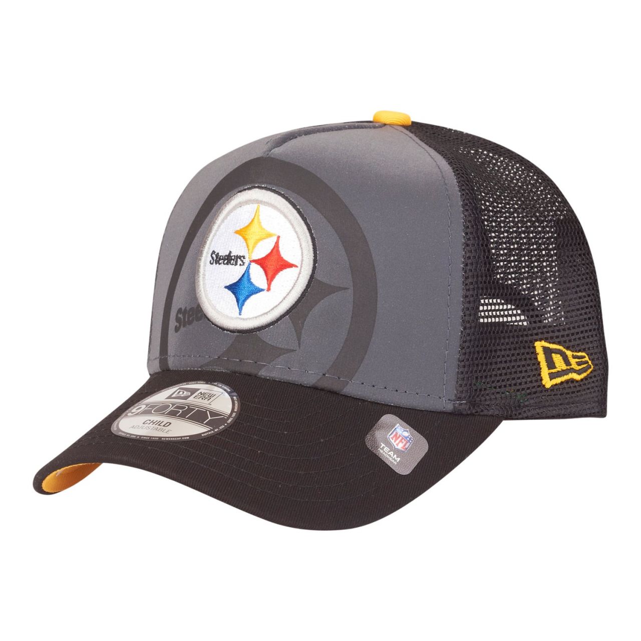 New Era A-Frame Trucker Kinder Cap - Pittsburgh Steelers