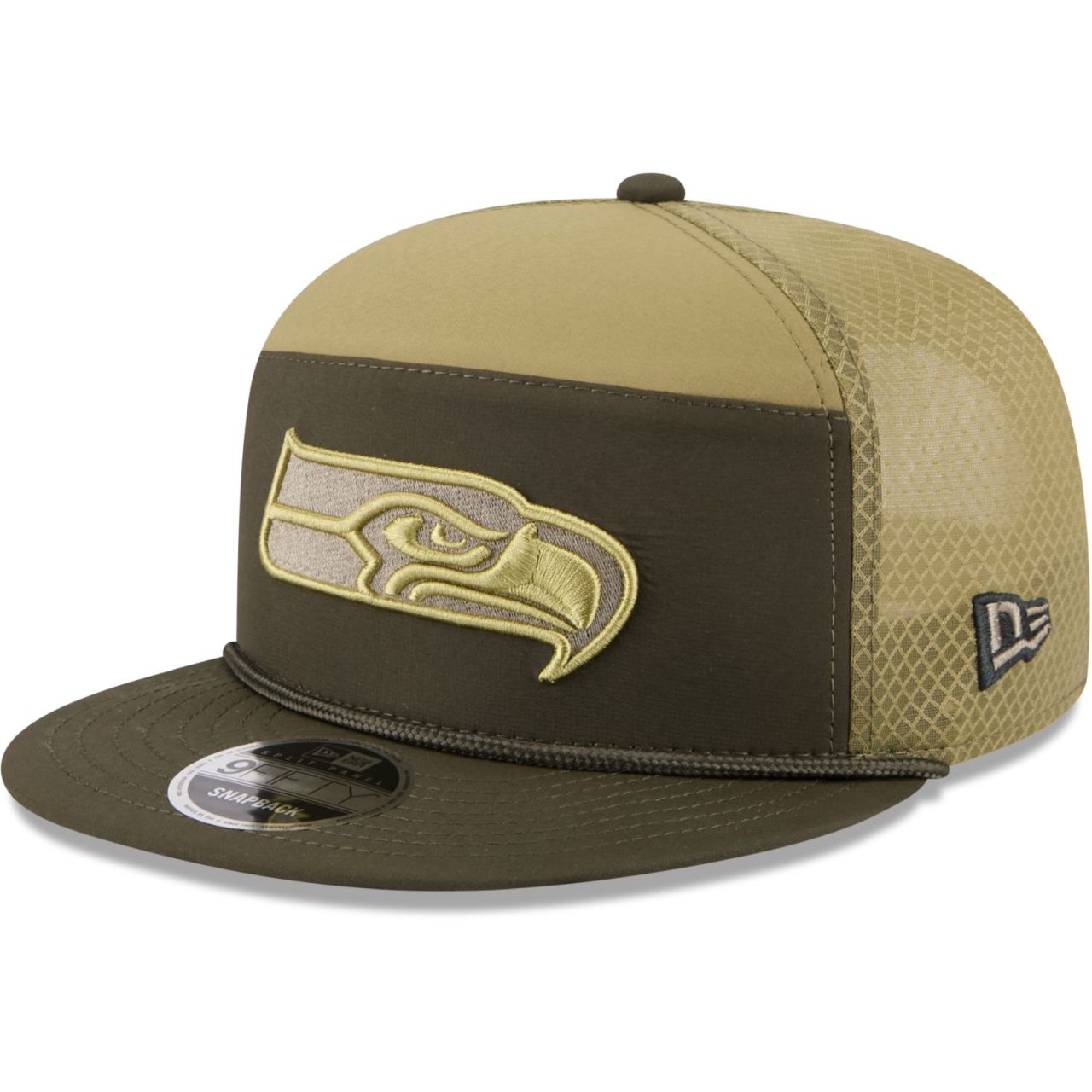 New Era 9Fifty Split Panel Cap - SALUTE Seattle Seahawks