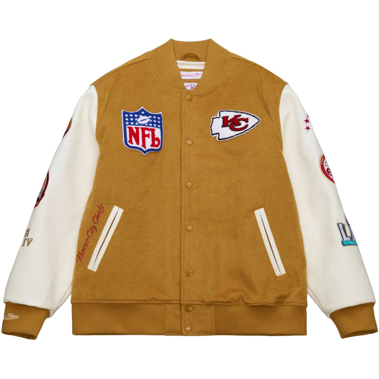 Mitchell & Ness Varsity Jacke DUSTED Kansas City Chiefs