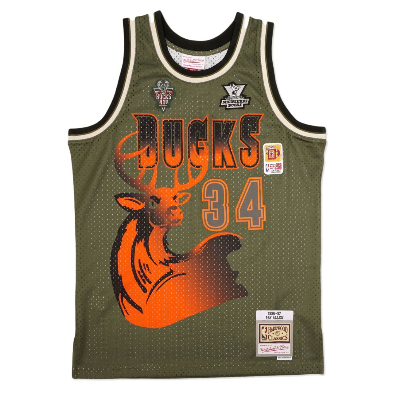 Allen Ray Milwaukee Bucks FLIGHT Swingman Jersey