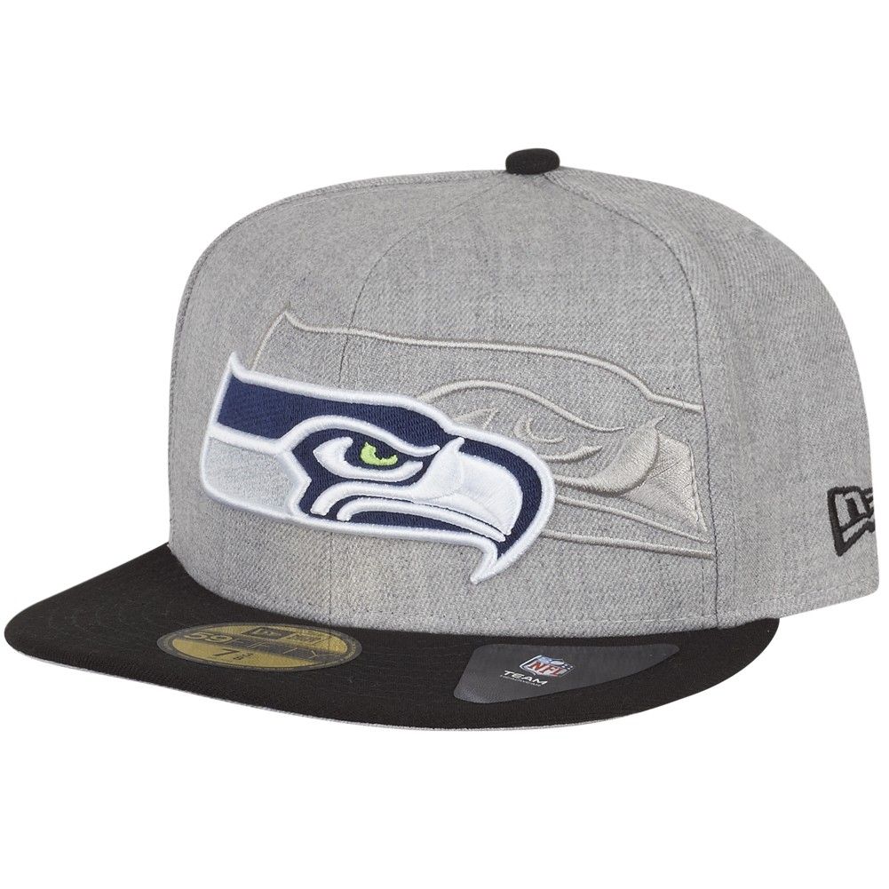 New Era 59Fifty Cap - SCREENING III Seattle Seahawks grau