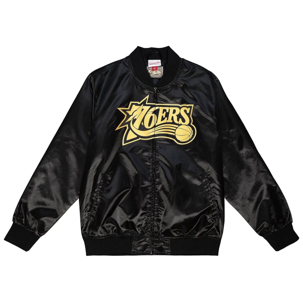 M&N Big Face 4.0 Satin Jacke - NBA Philadelphia 76ers