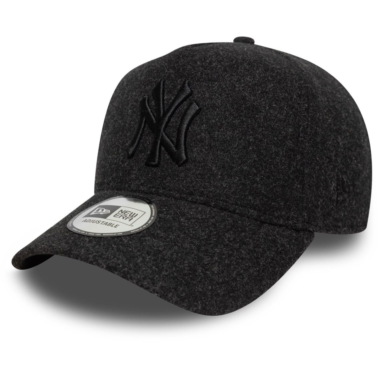 New Era A-Frame Snapback Cap MELTON New York Yankees schwarz