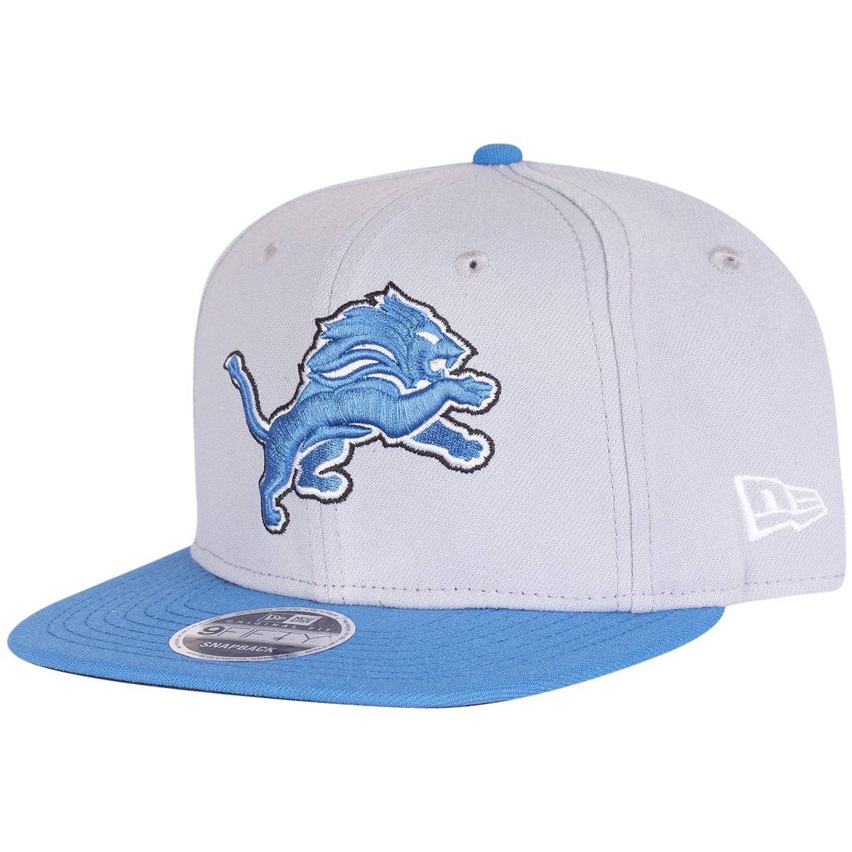 New Era Original-Fit Snapback Cap - Detroit Lions grau