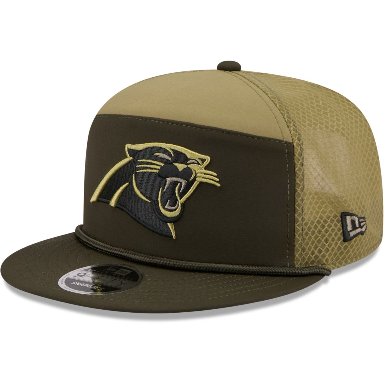 New Era 9Fifty Split Panel Cap - SALUTE Carolina Panthers