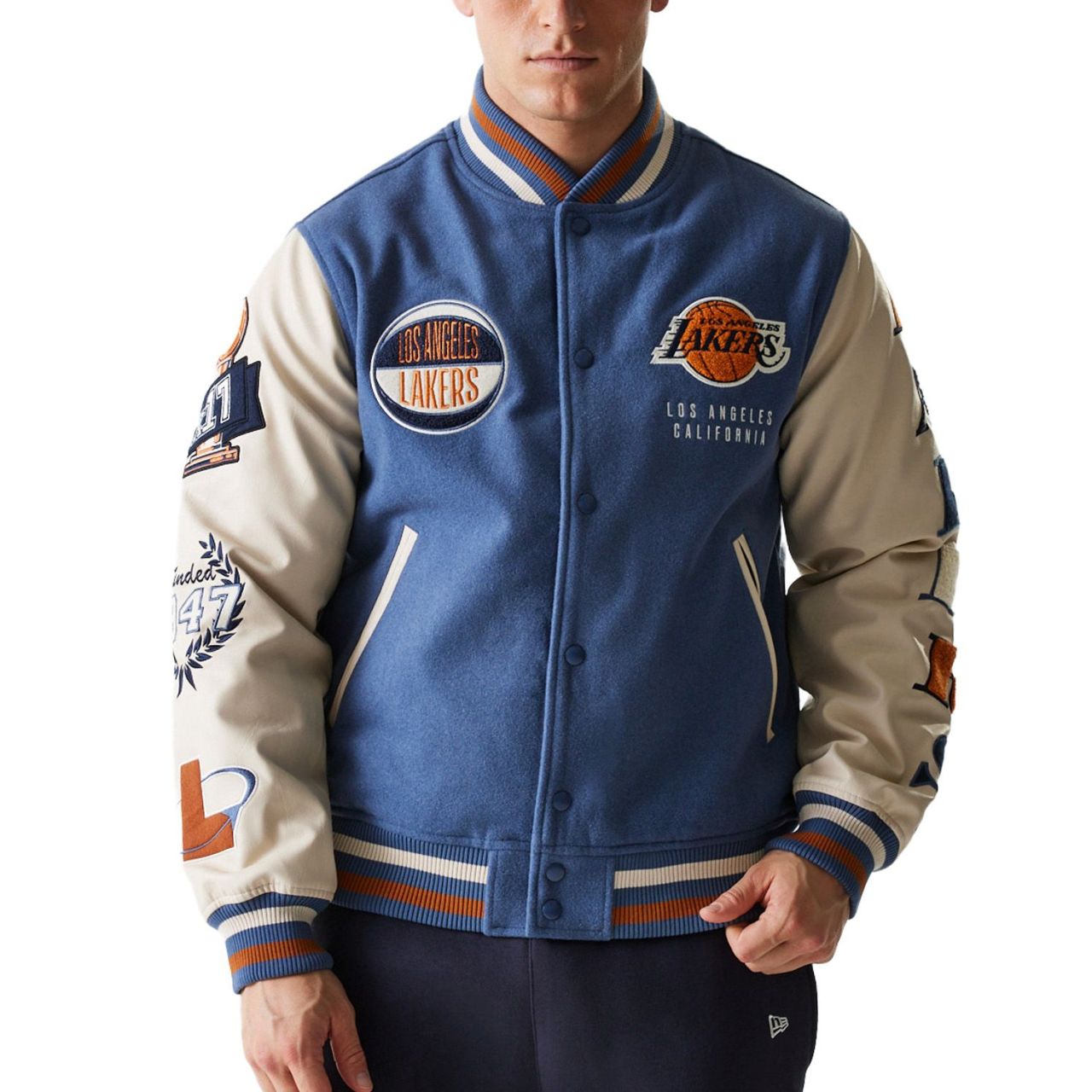 New Era Varsity College Jacke - NBA Los Angeles Lakers