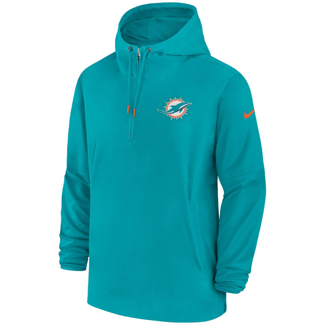 Miami Dolphins Nike NFL Half-Zip Windbreaker Jacke