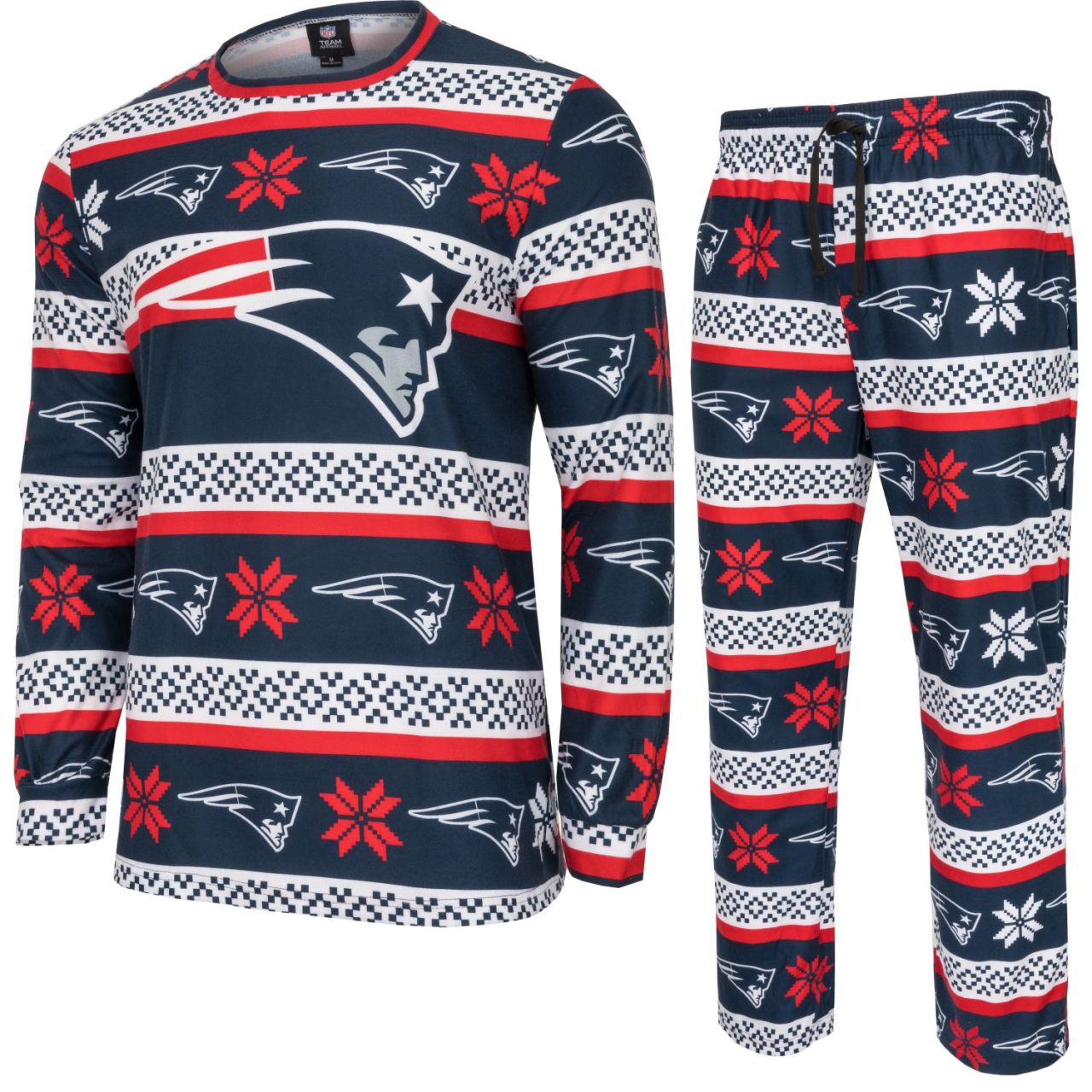 NFL Winter XMAS Pyjama Schlafanzug New England Patriots