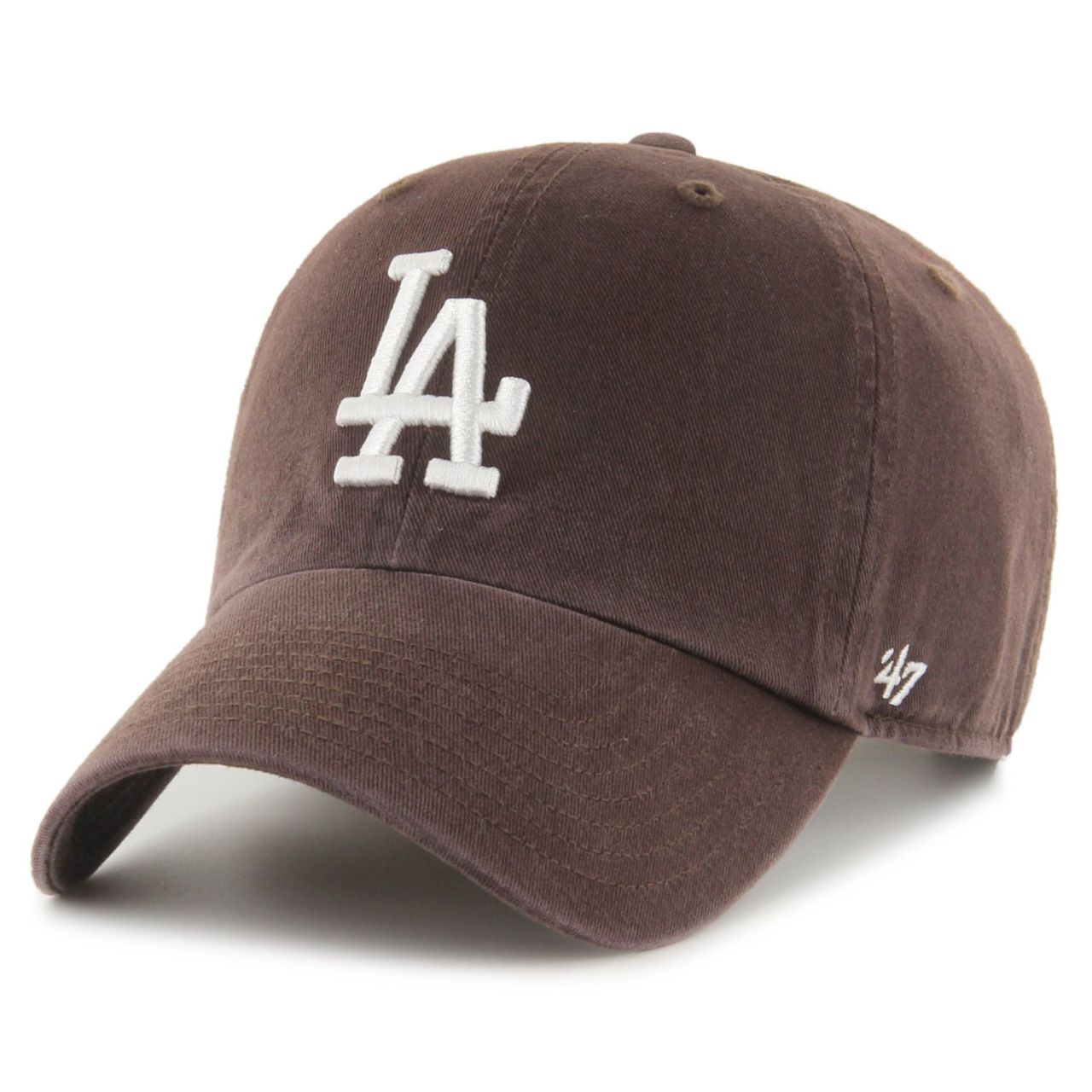 47 Brand Strapback Cap - CLEAN UP Los Angeles Dodgers braun