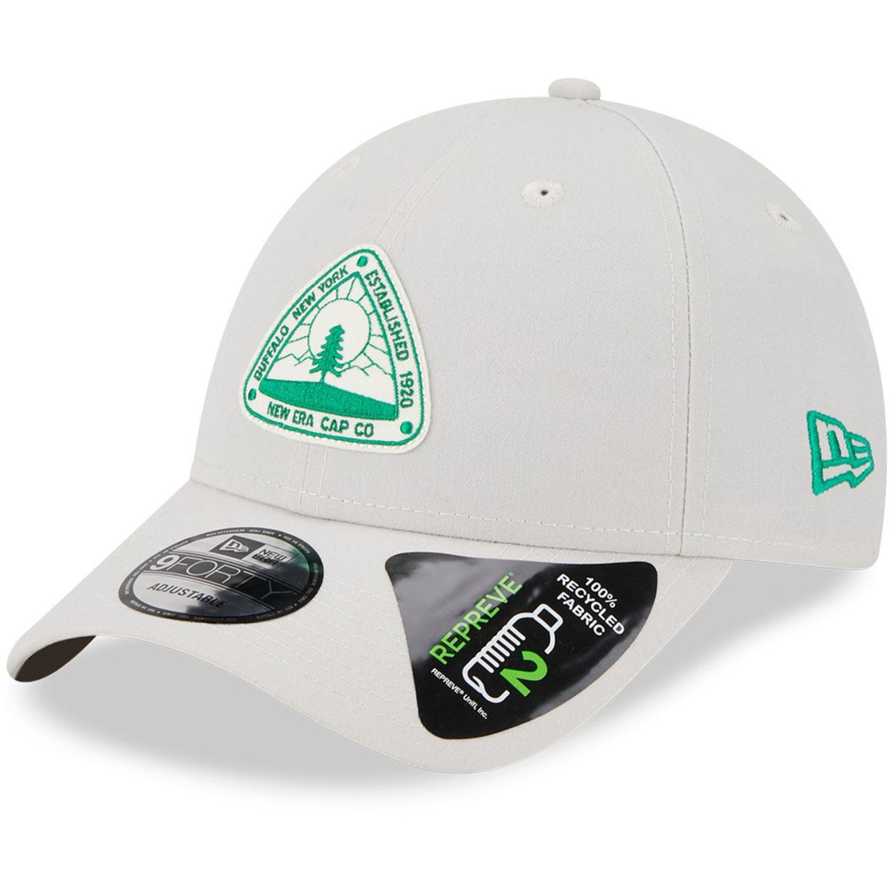 New Era 9Forty Strapback Cap - HERITAGE BRAND PATCH stone