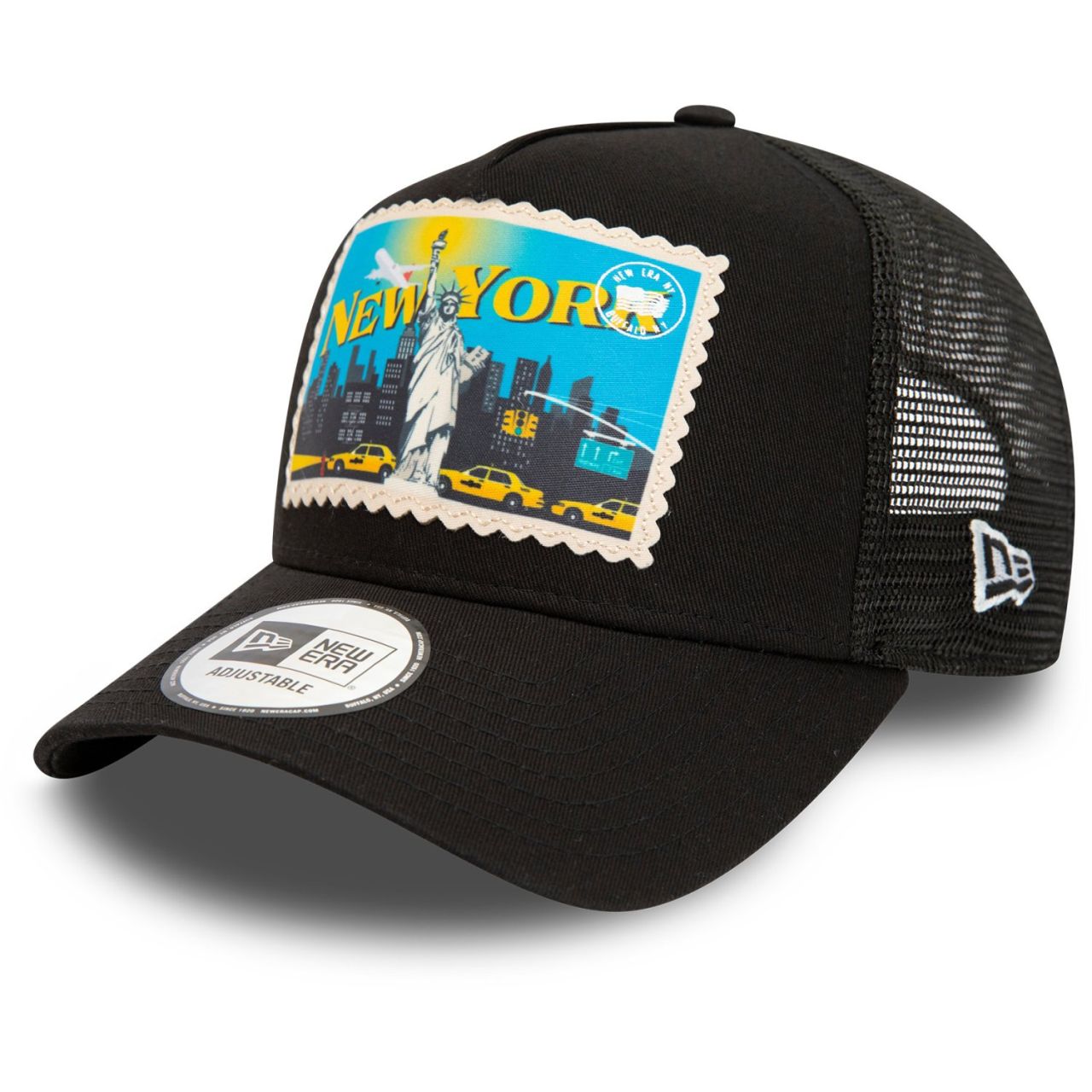 New Era A-Frame Trucker Cap - POSTCARD New York