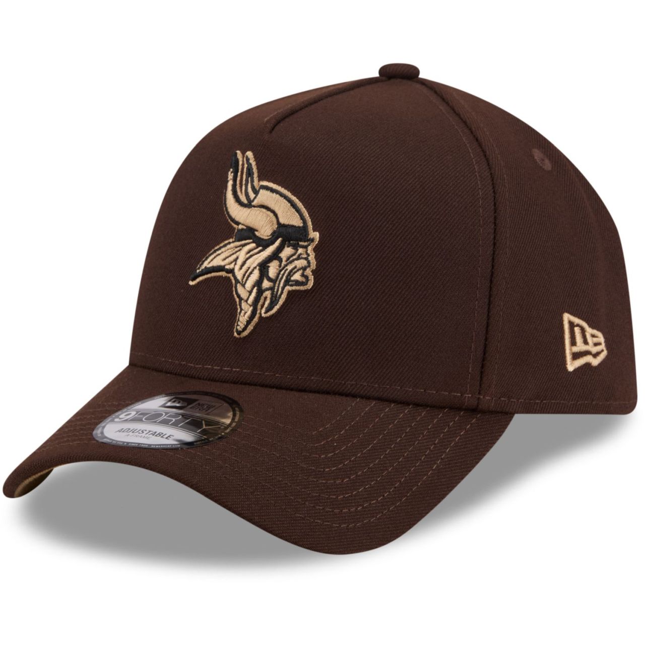 New Era 9Forty A-Frame Cap - Minnesota Vikings burnt wood