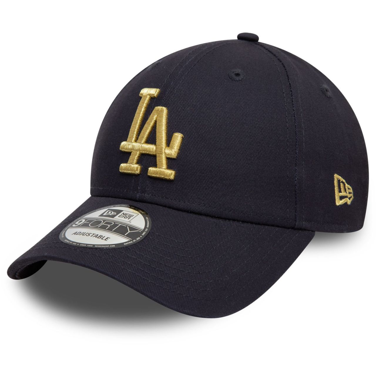 New Era 9Forty Strapback Cap - Los Angeles Dodgers navy gold