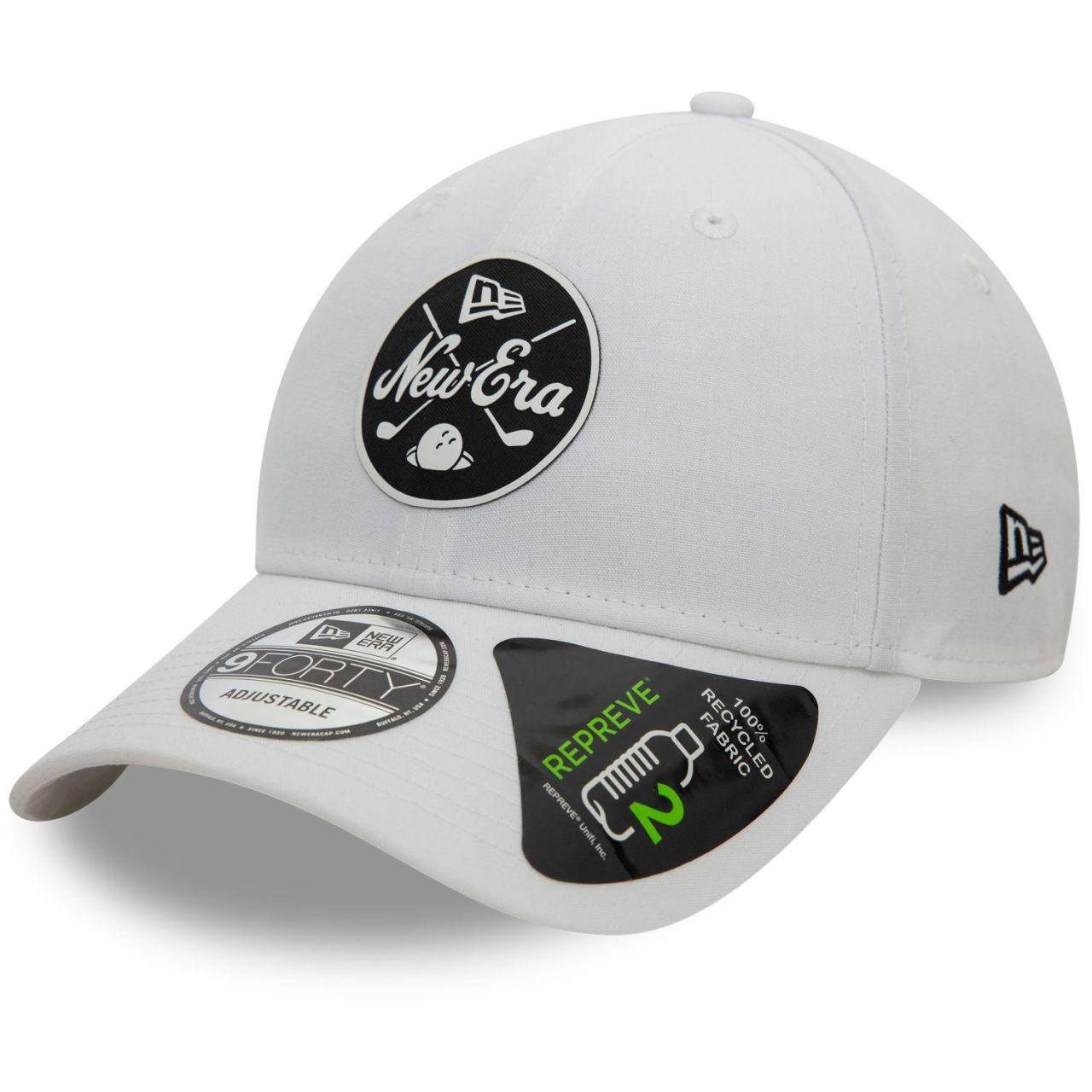 New Era 9Forty Strapback Cap - REPREVE MONO weiß