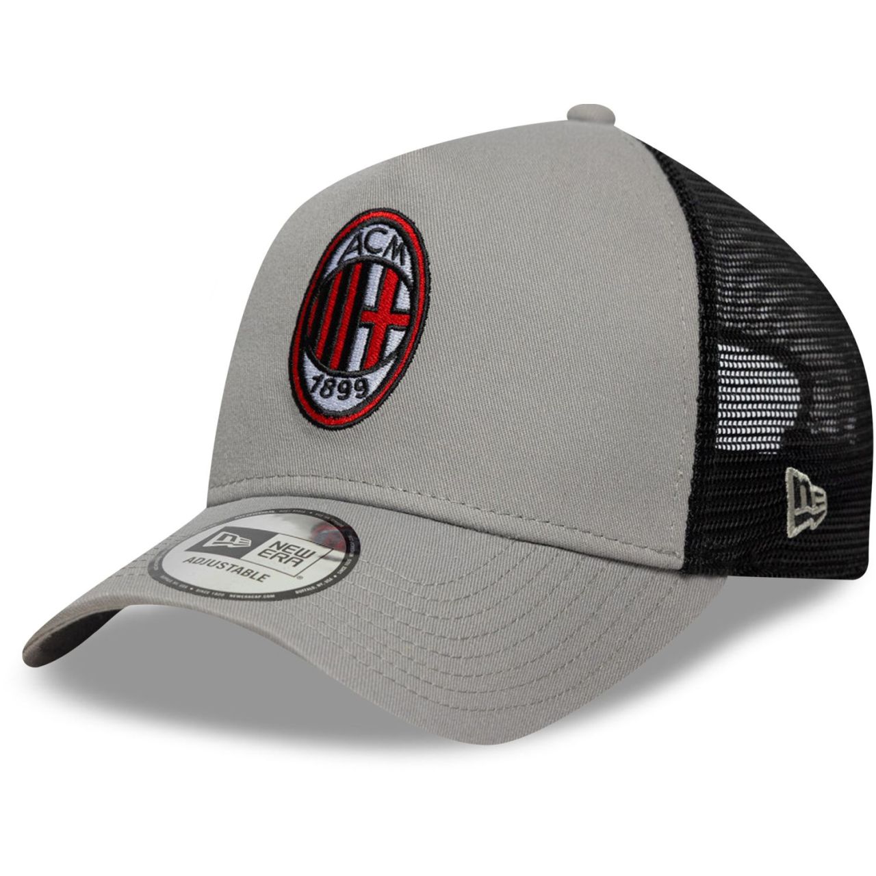 New Era A-Frame Trucker Cap - AC MAILAND grau