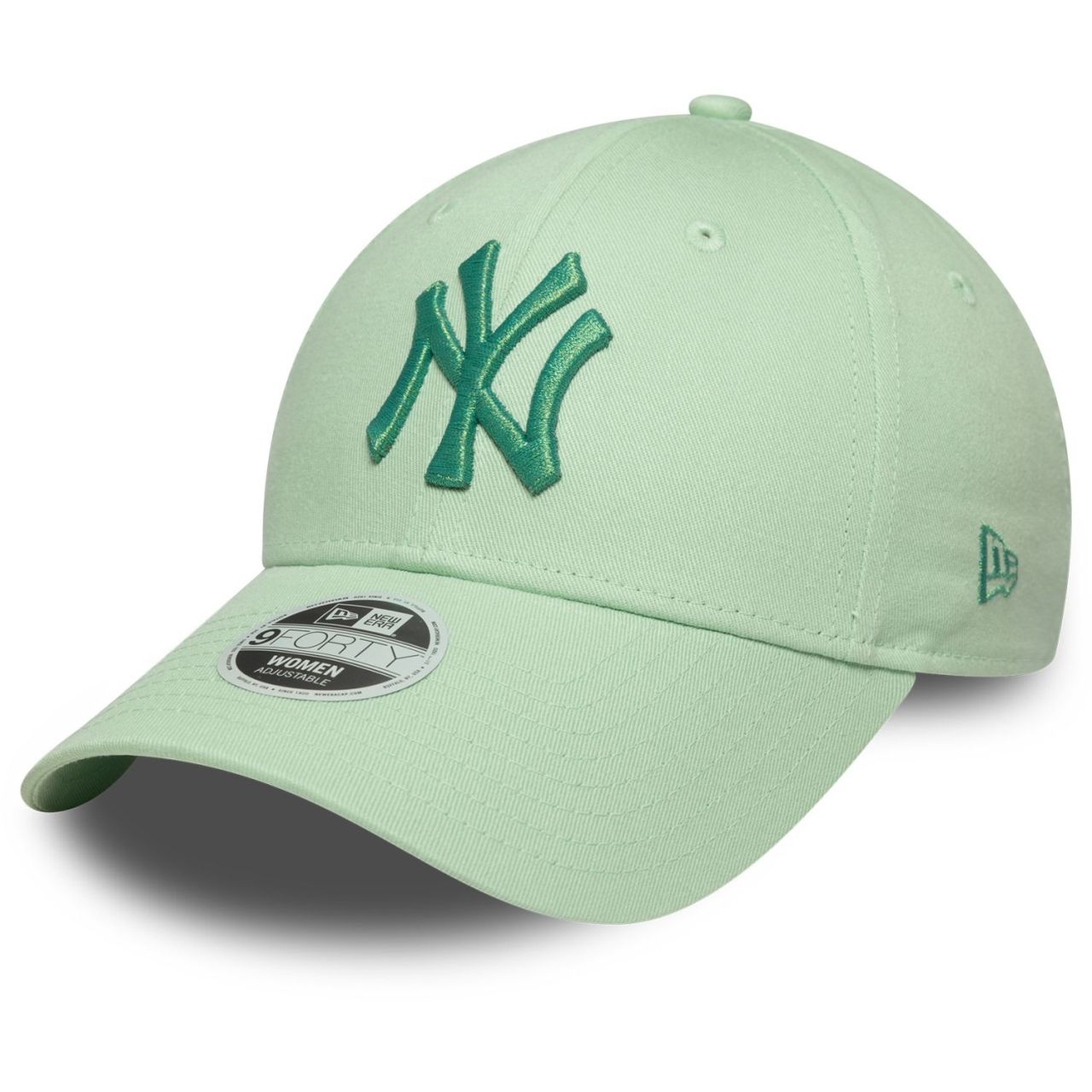 New Era 9Forty Damen Cap - METALLIC New York Yankees grün