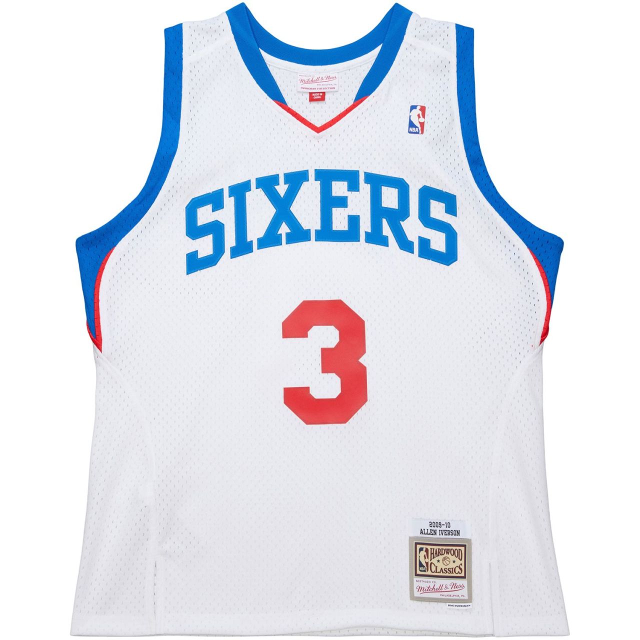 M&N Swingman Jersey Philadelphia 76ers Allen Iverson