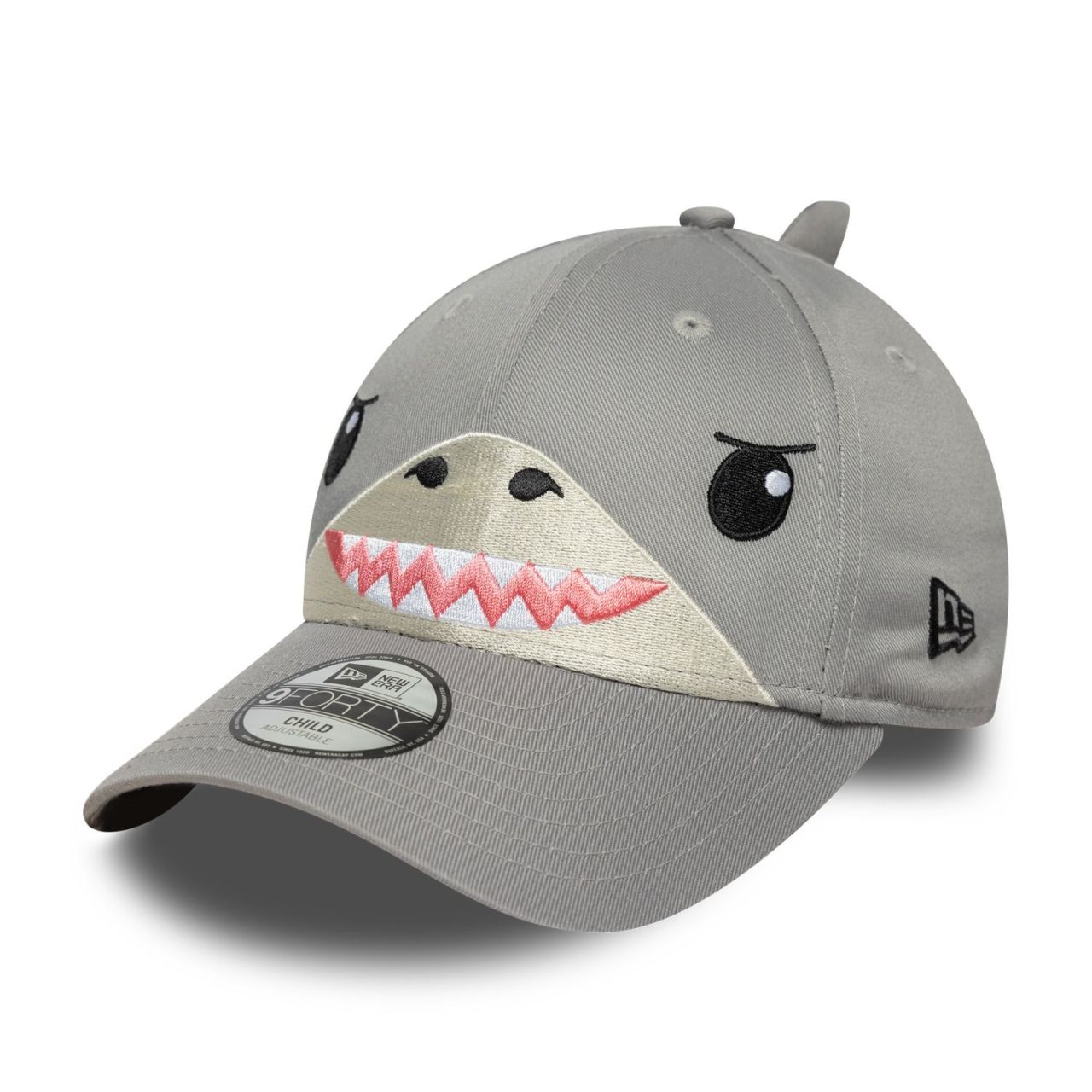 New Era Kinder Child 9Forty Cap - ANIMAL FACE grau