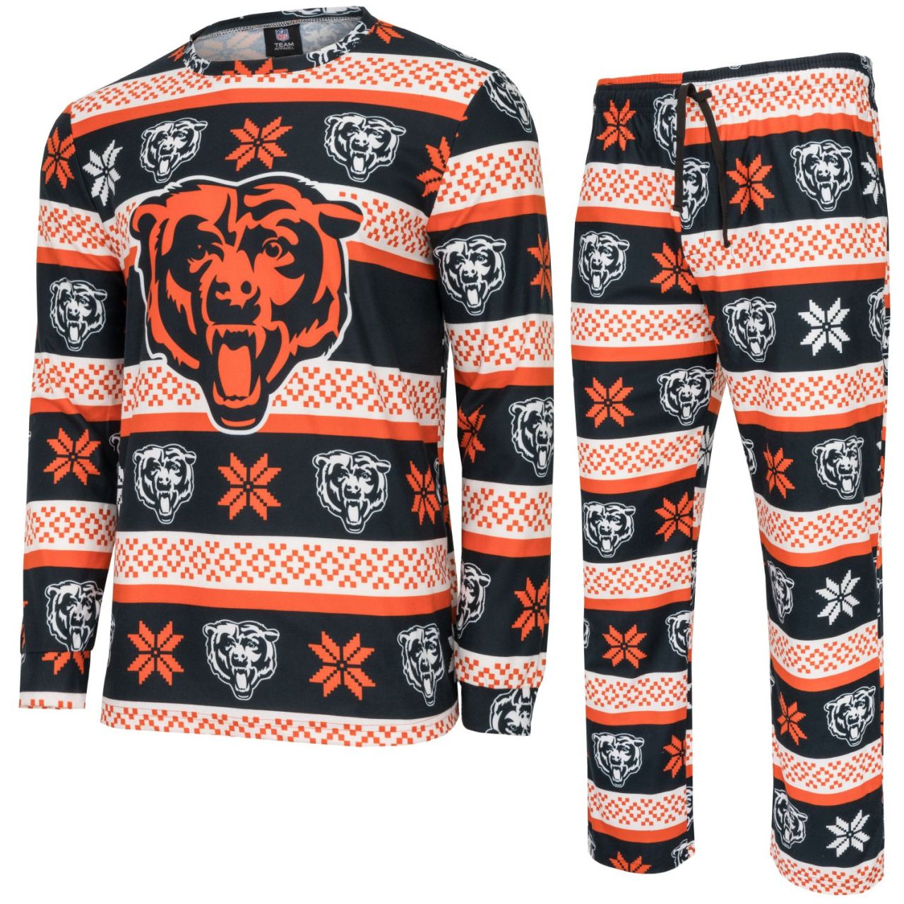NFL Winter XMAS Pyjama Schlafanzug Chicago Bears