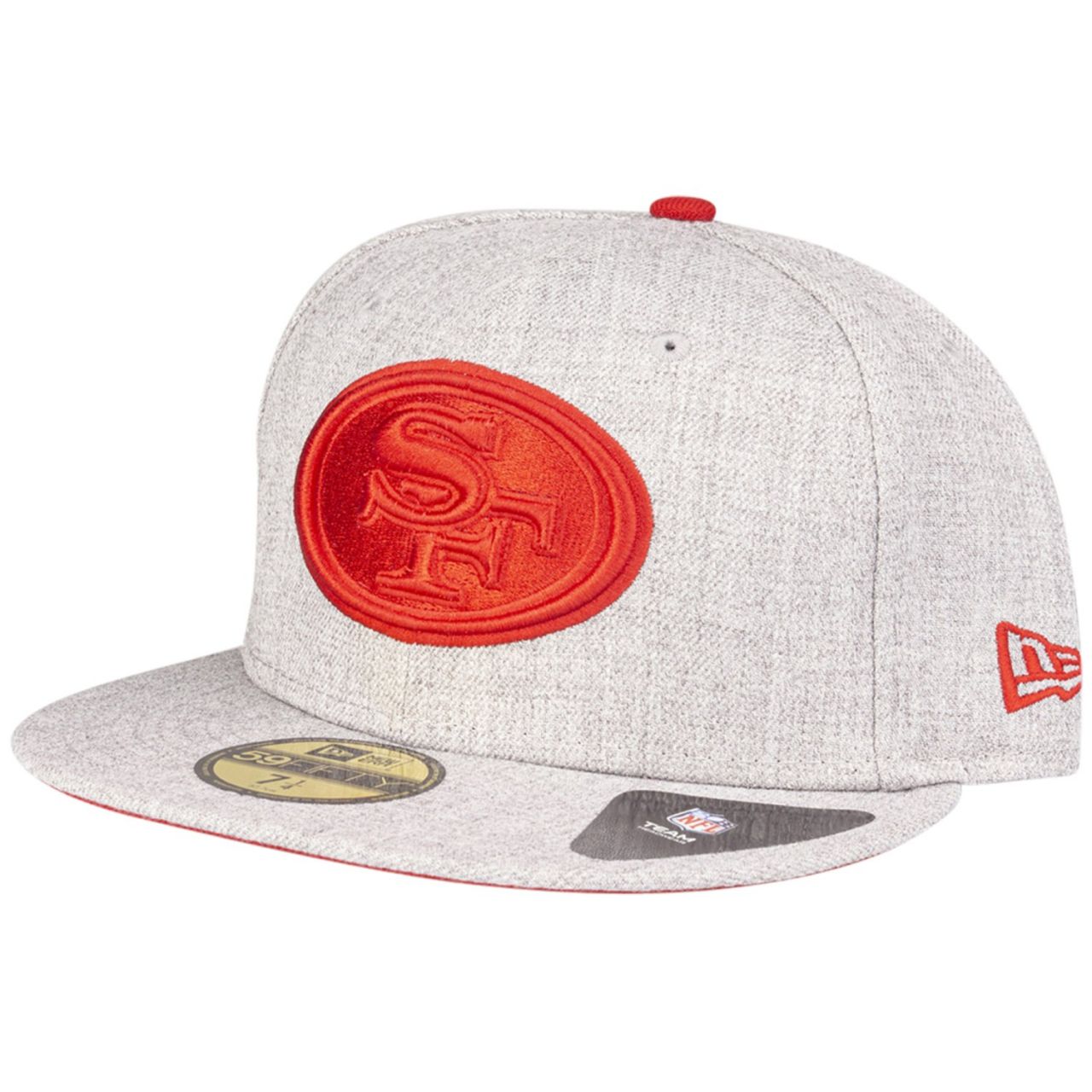New Era 59Fifty Cap - HEATHER GREY San Francisco 49ers