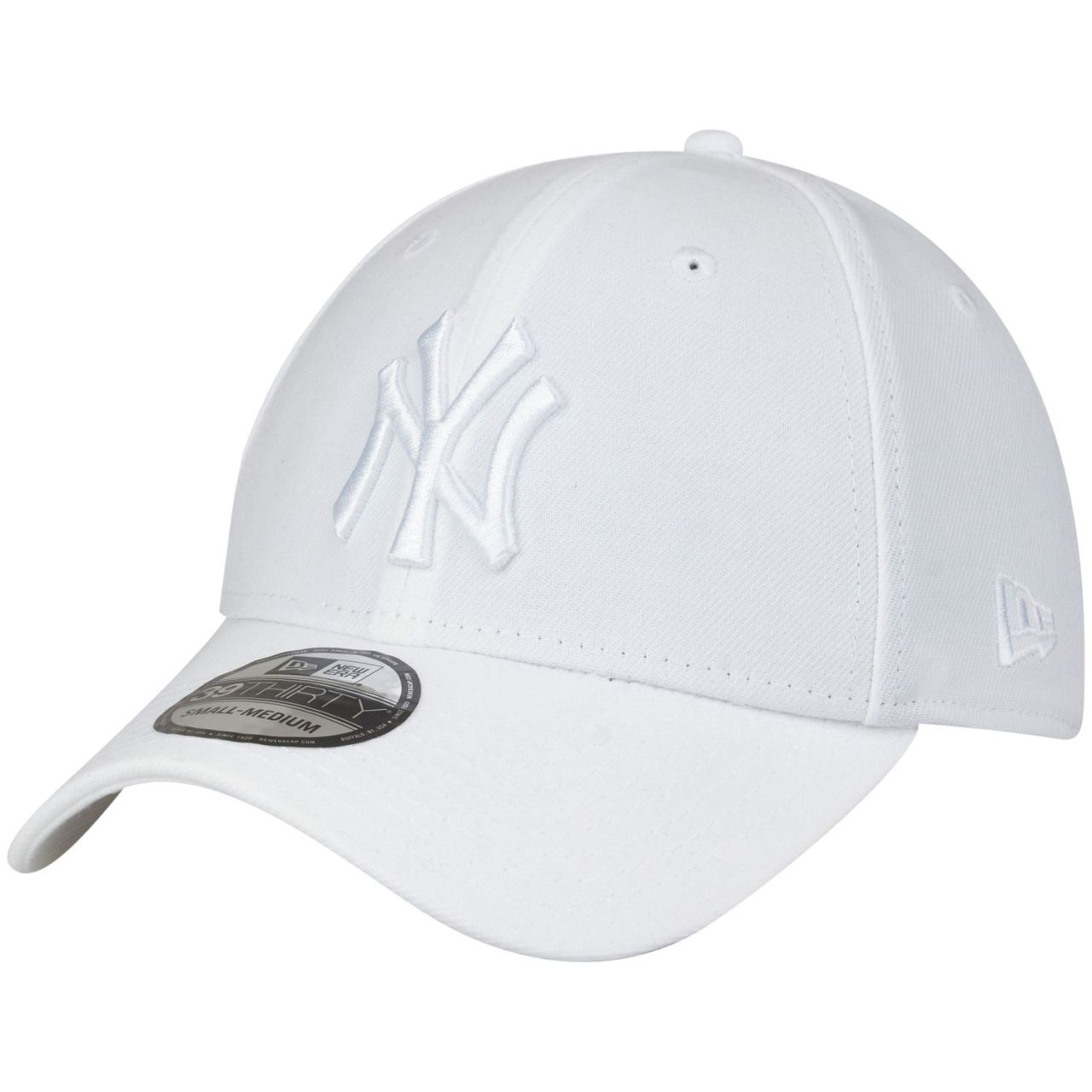 New Era 39Thirty Stretch Cap - New York Yankees weiß
