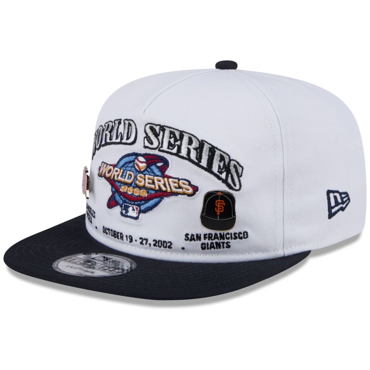 New Era Golfer Cap - WORLD SERIES 2002 PIN Angels Giants