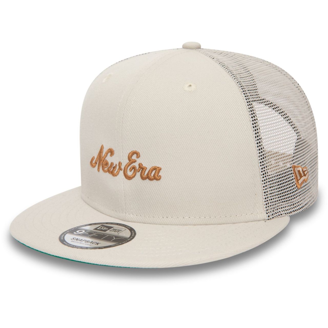 New Era 9Fifty Snapback Cap HERITAGE Brand Logo stone