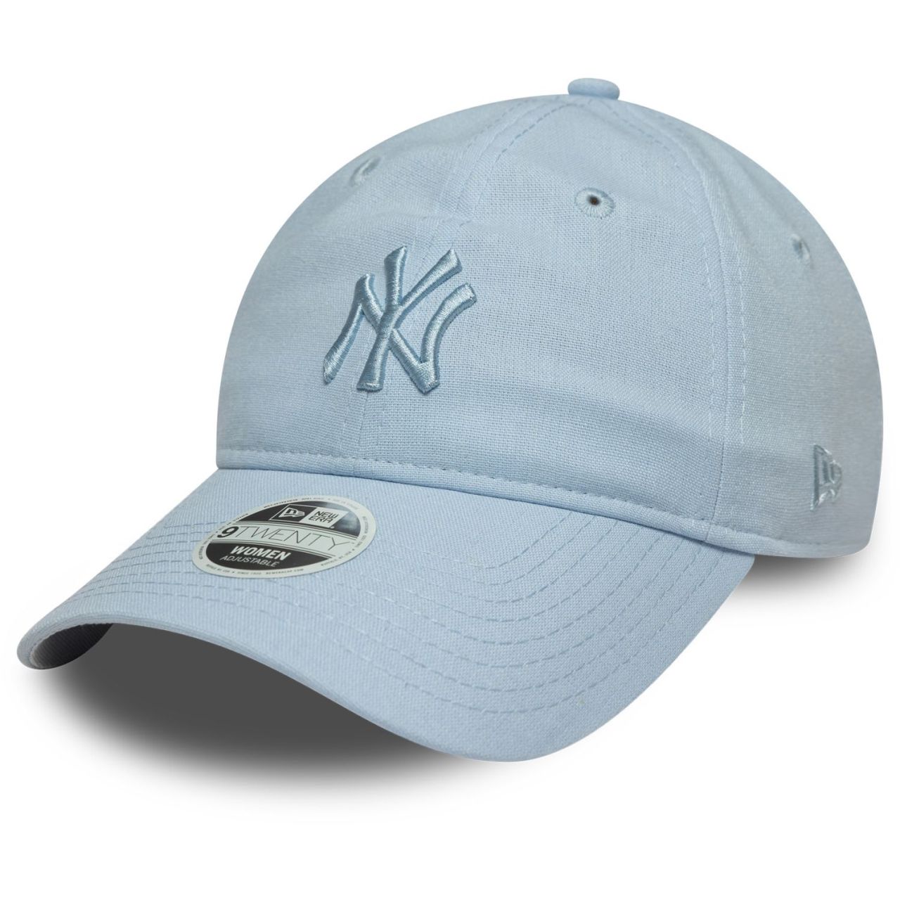 New Era 9Twenty Damen Cap - LEINEN New York Yankees sky