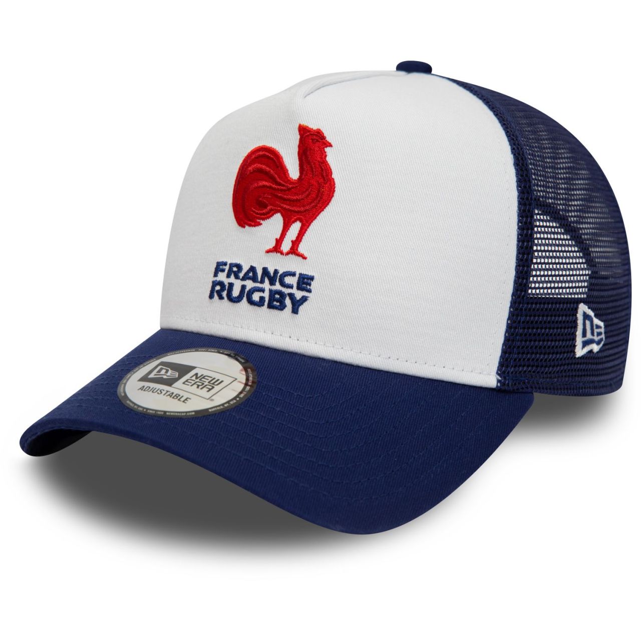 New Era A-Frame Mesh Trucker Cap - French Rugby Federation