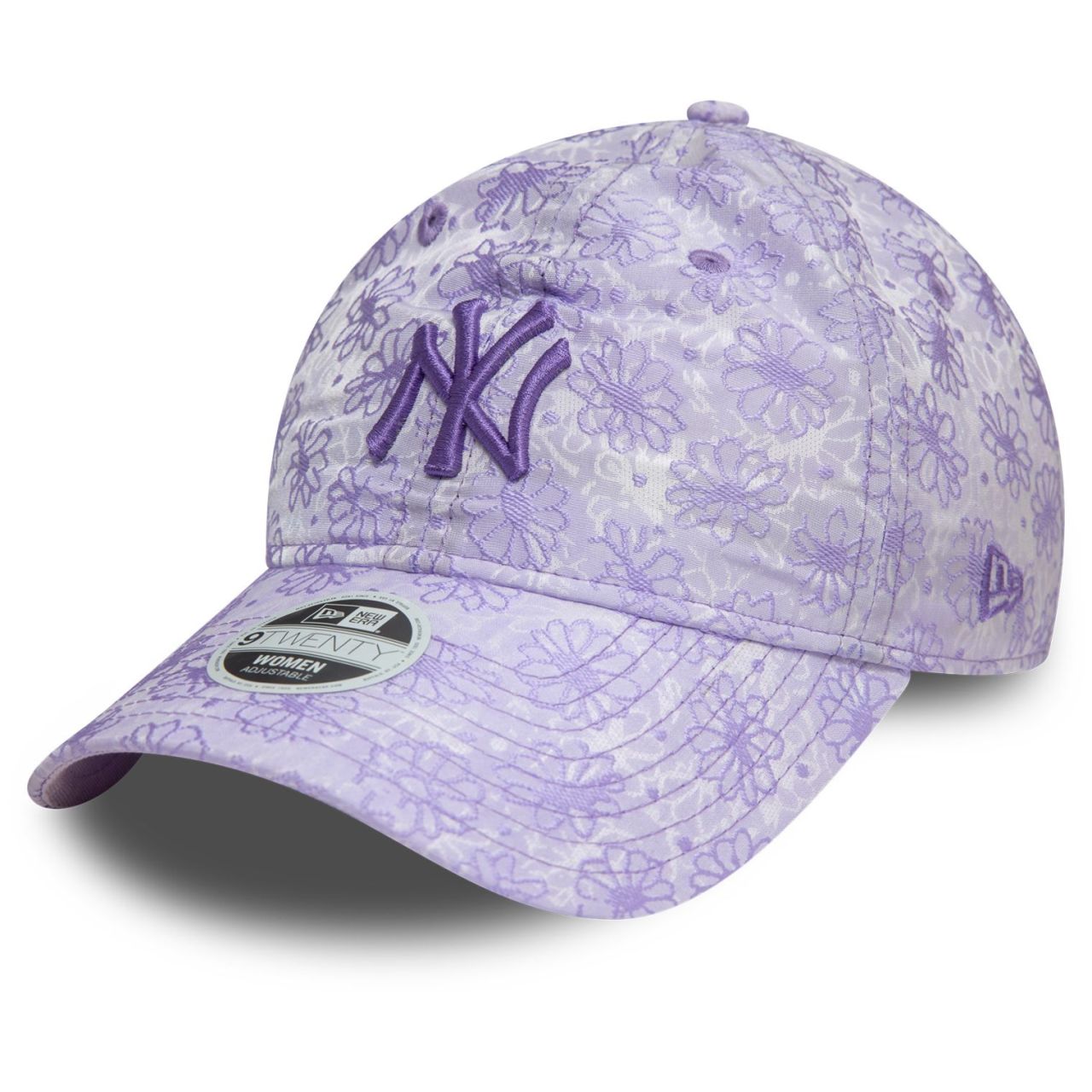 New Era 9Twenty Damen Cap - FLORAL New York Yankees purple