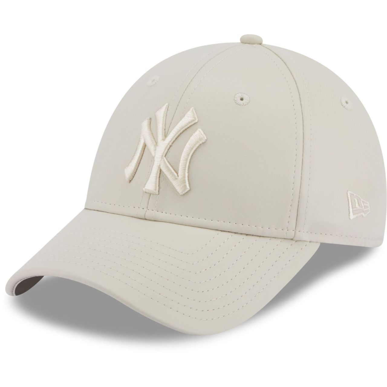 New Era 9Forty Damen Cap - KUNSTLEDER New York Yankees stone