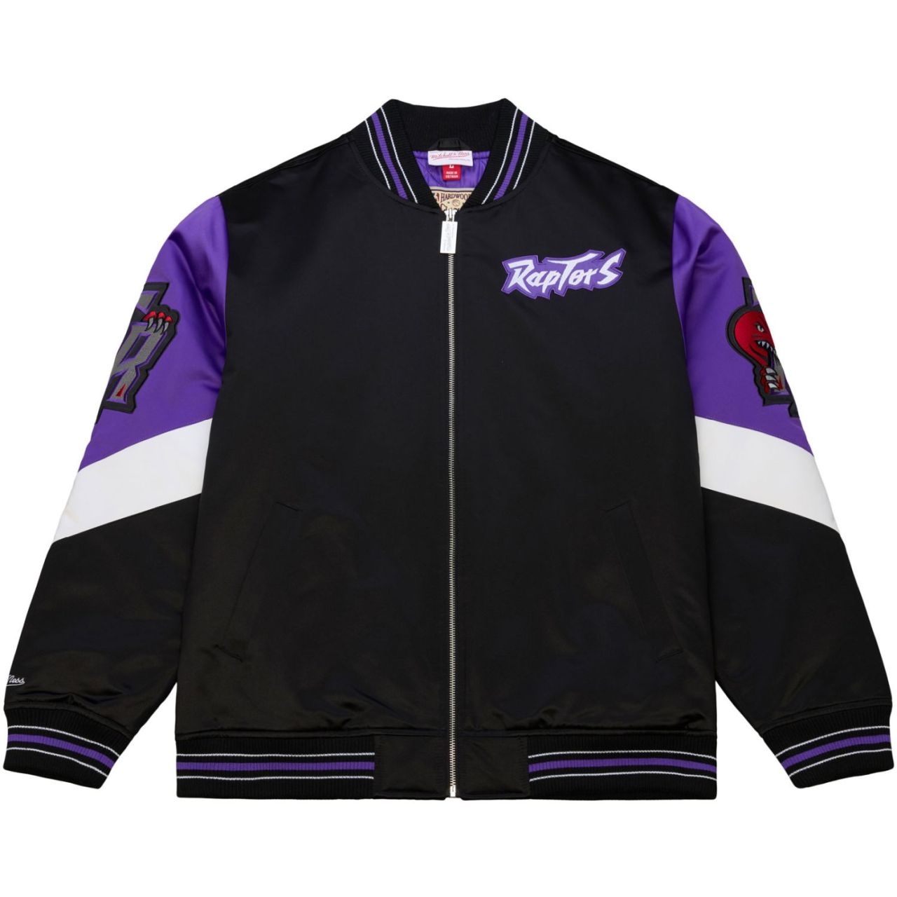 M&N Heavyweight Satin Jacke NBA Toronto Raptors