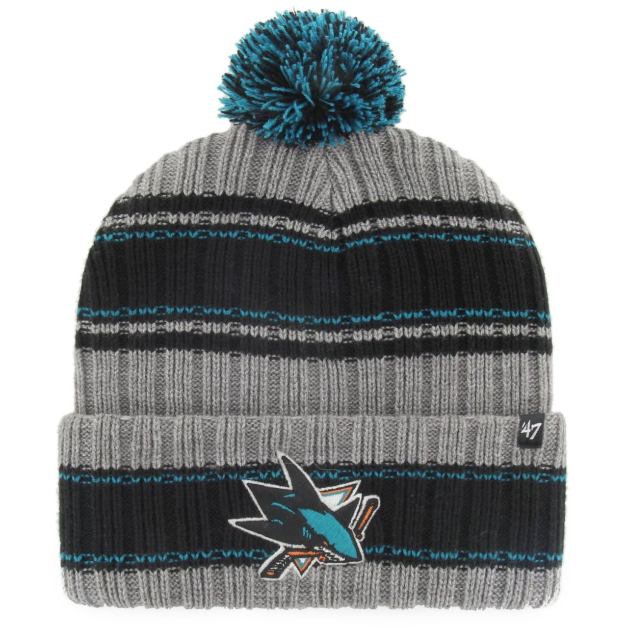 47 Brand Strick Winter Mütze - REXFORD San Jose Sharks