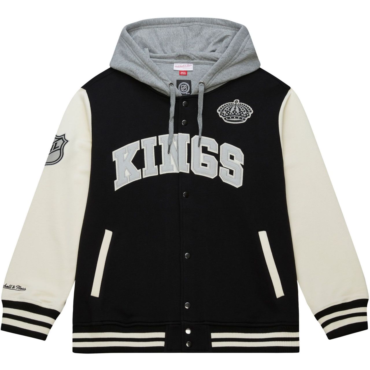 M&N Midweight Hooded Fleece Jacke - Los Angeles Kings