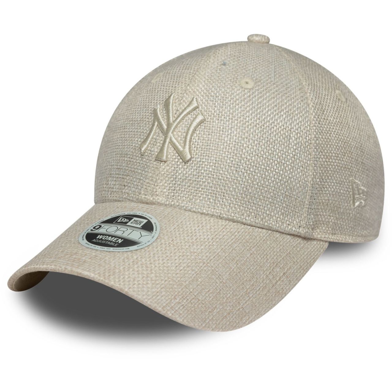 New Era 9Forty Damen Cap - WOVEN New York Yankees beige