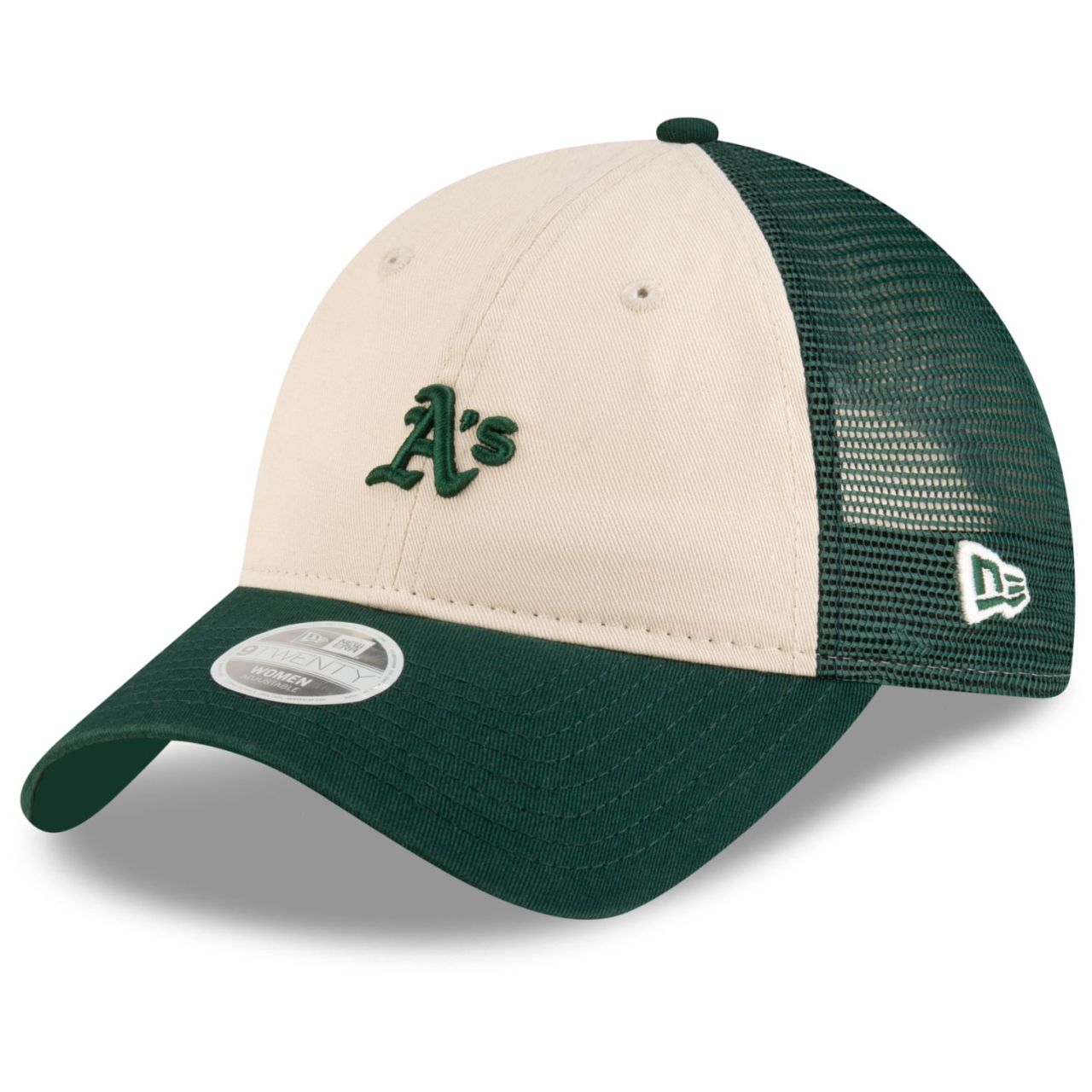 New Era 9Twenty Mesh Damen Cap - Oakland Athletics beige