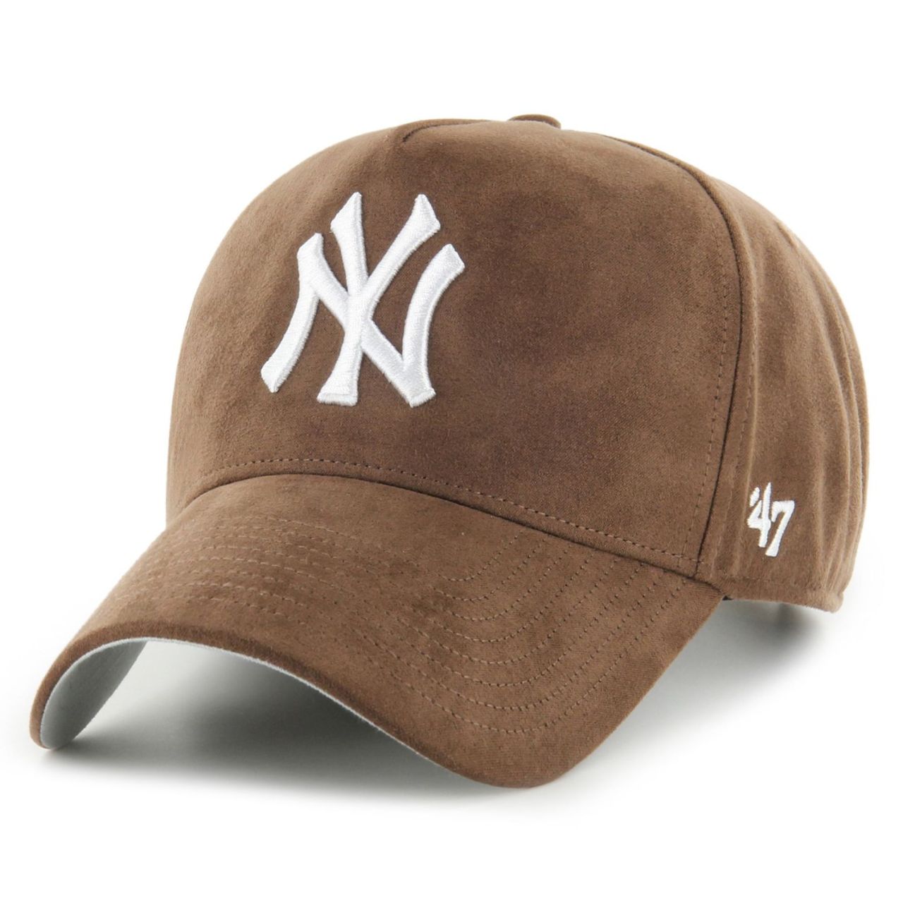 47 Brand Strapback Cap ULTRA SUEDE New York Yankees braun