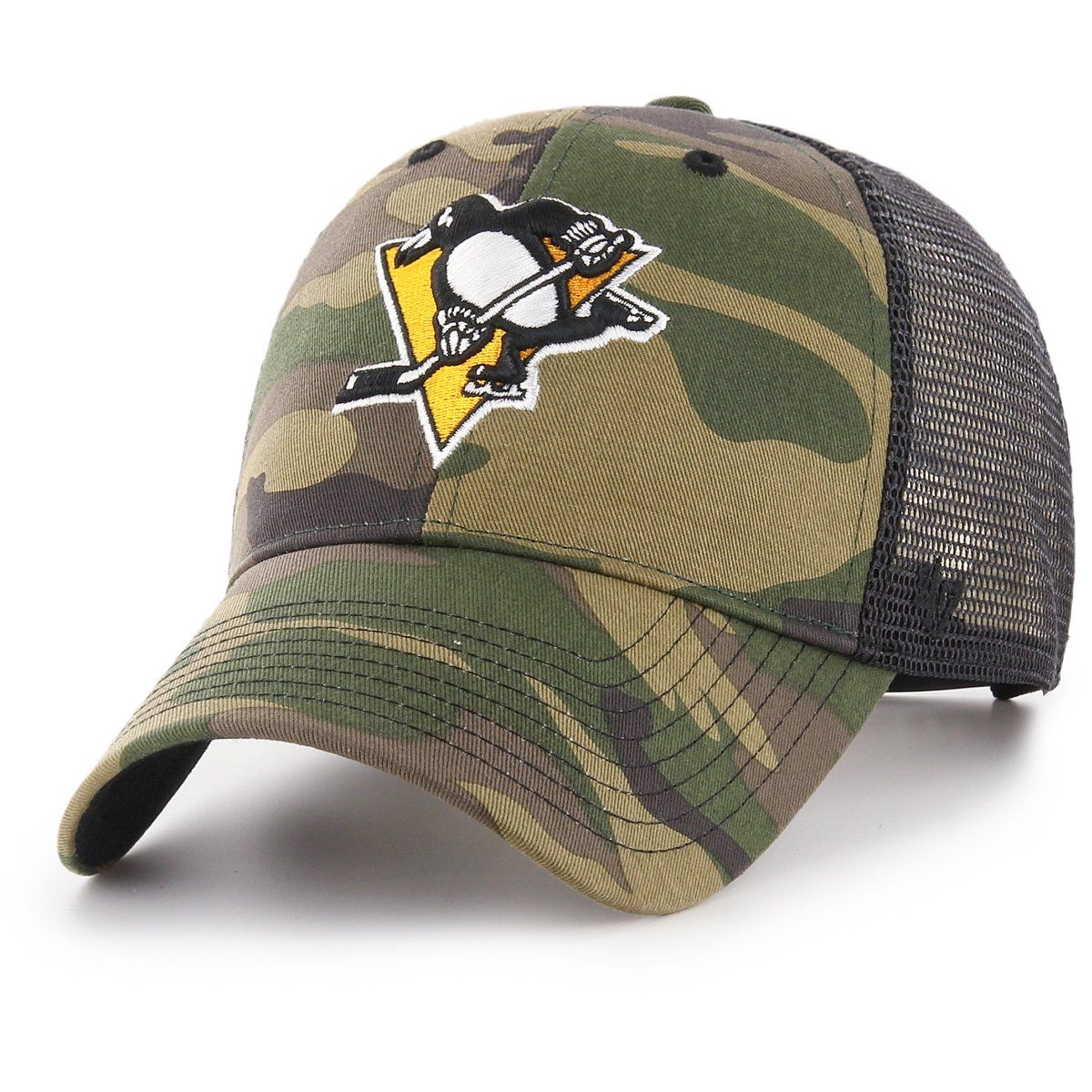 47 Brand Snapback Cap - BRANSON Pittsburgh Penguins camo