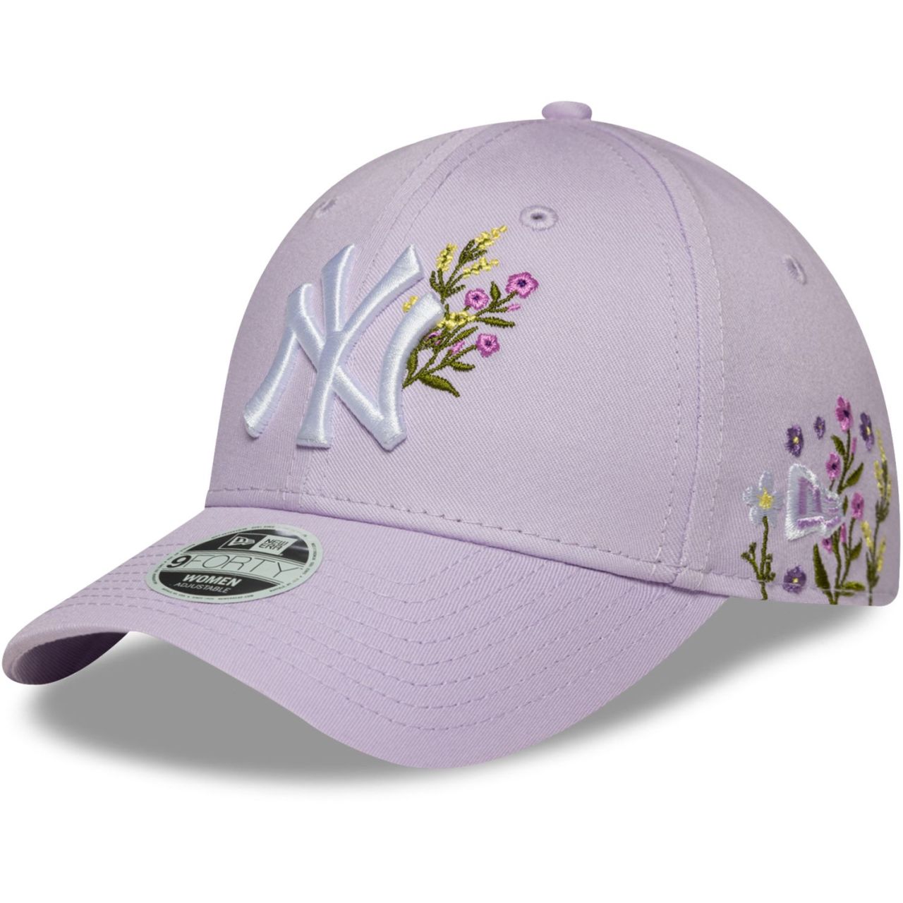 New Era 9Forty Damen Cap - FLORAL New York Yankees violett