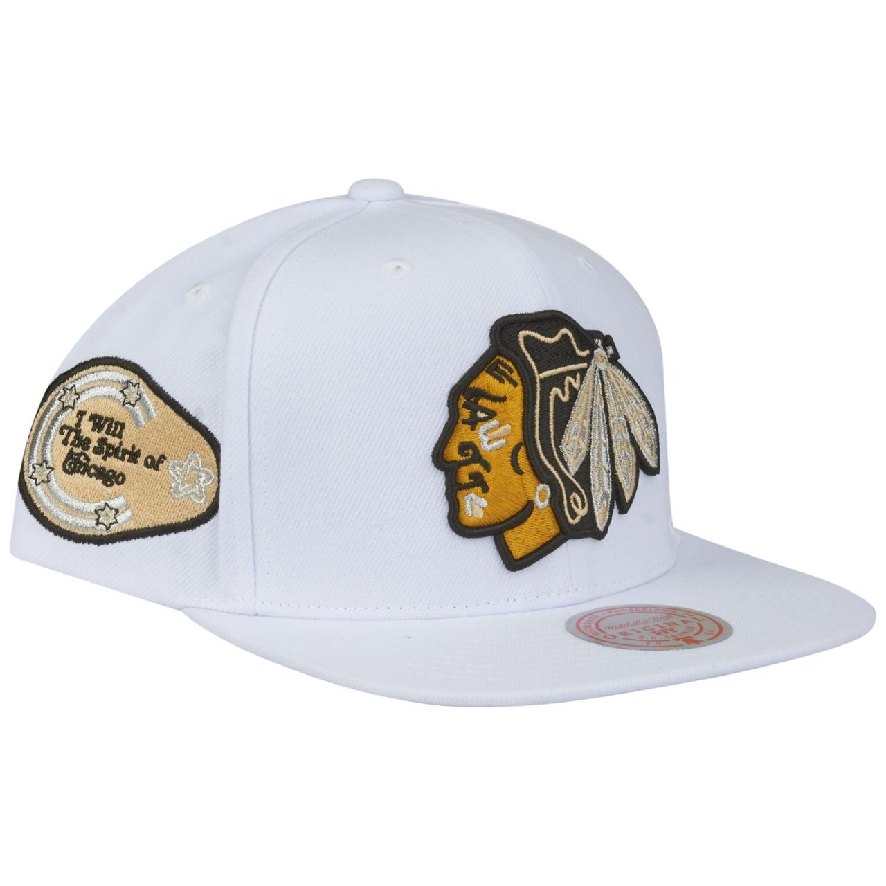 Mitchell & Ness Snapback Cap WINTER WHITE Chicago Blackhawks