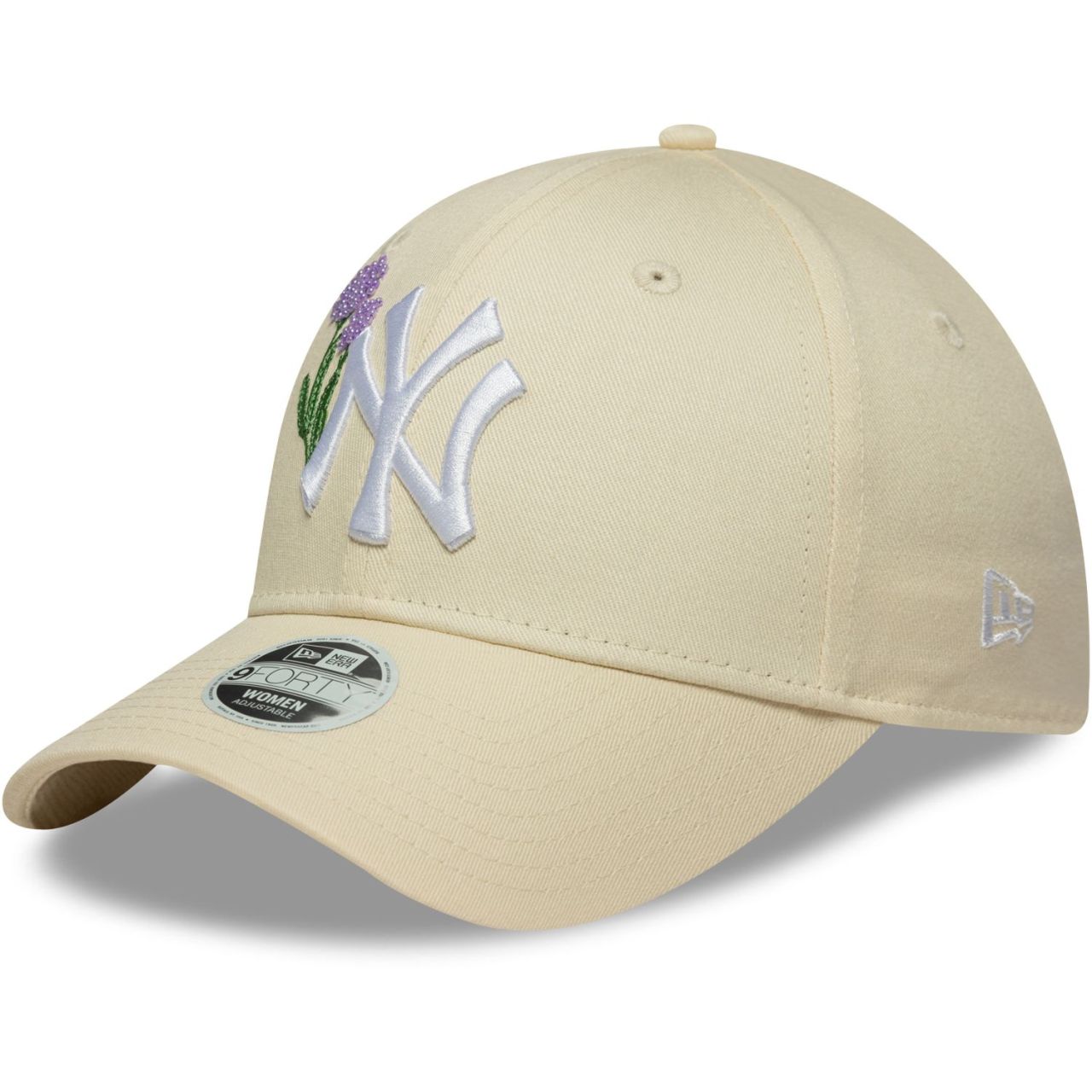 New Era 9Forty Damen Cap - FLORAL BEADED New York Yankees