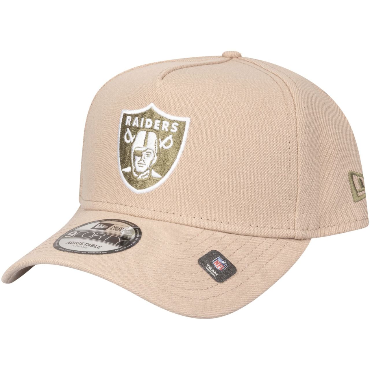 New Era 9Forty A-Frame Cap - Las Vegas Raiders camel beige