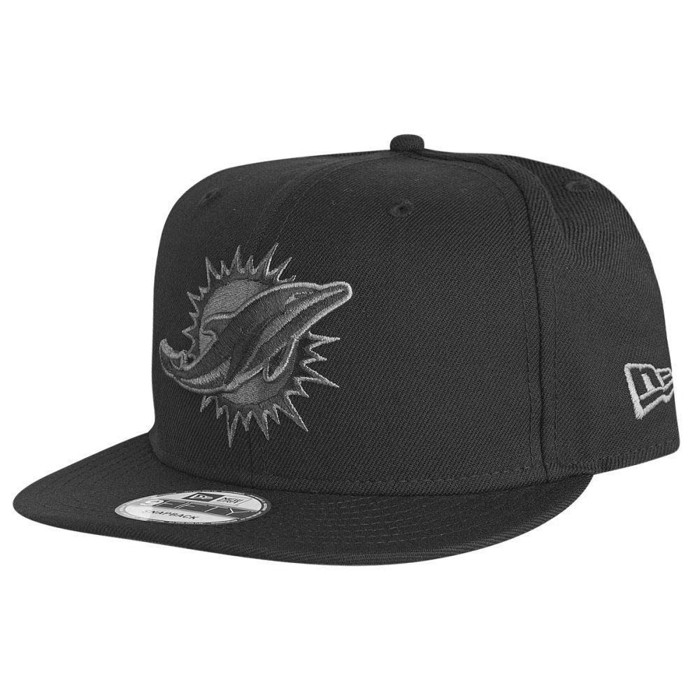 New Era 9Fifty Snapback Cap - Miami Dolphins schwarz / grau