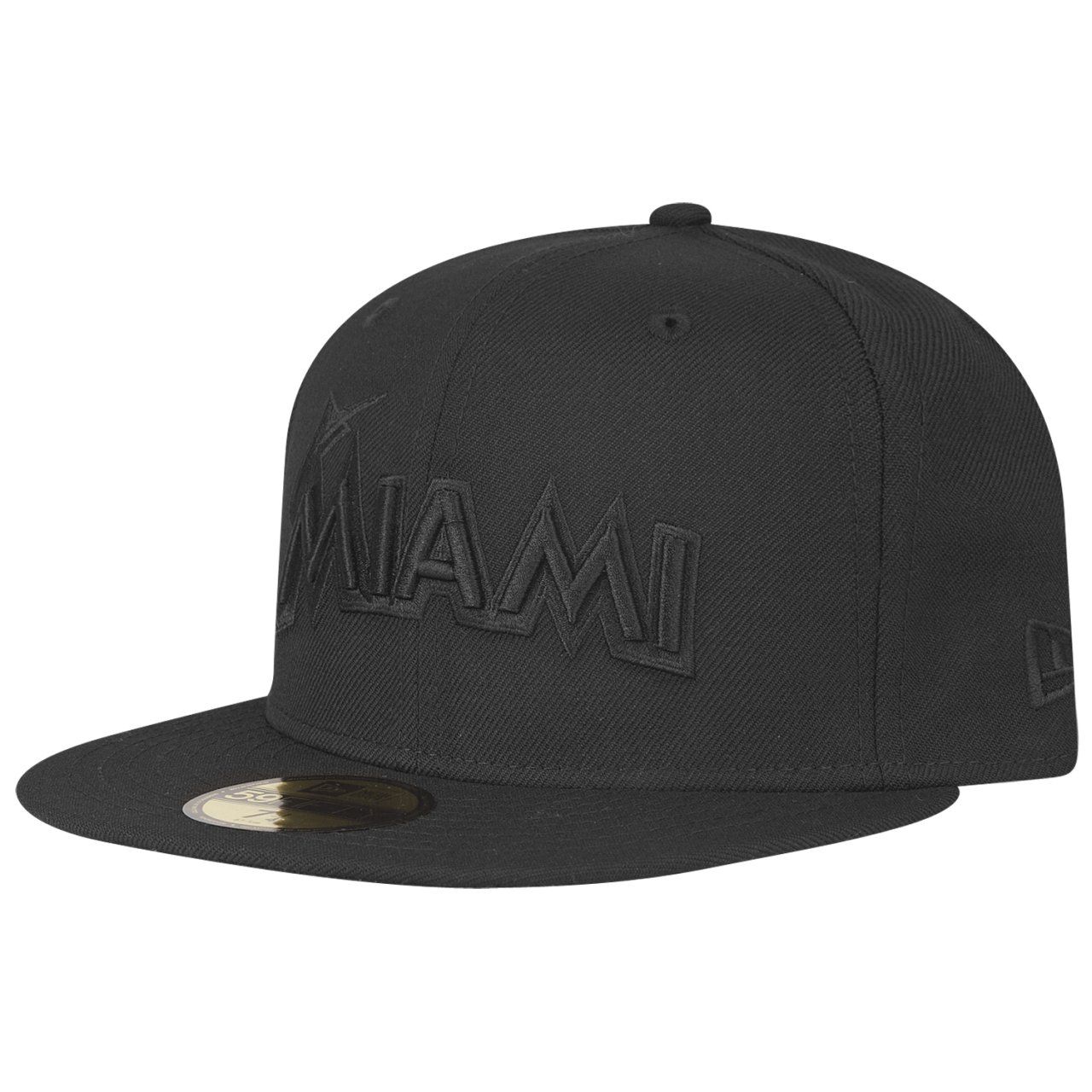 New Era 59Fifty Cap - MLB BLACK Miami Marlins