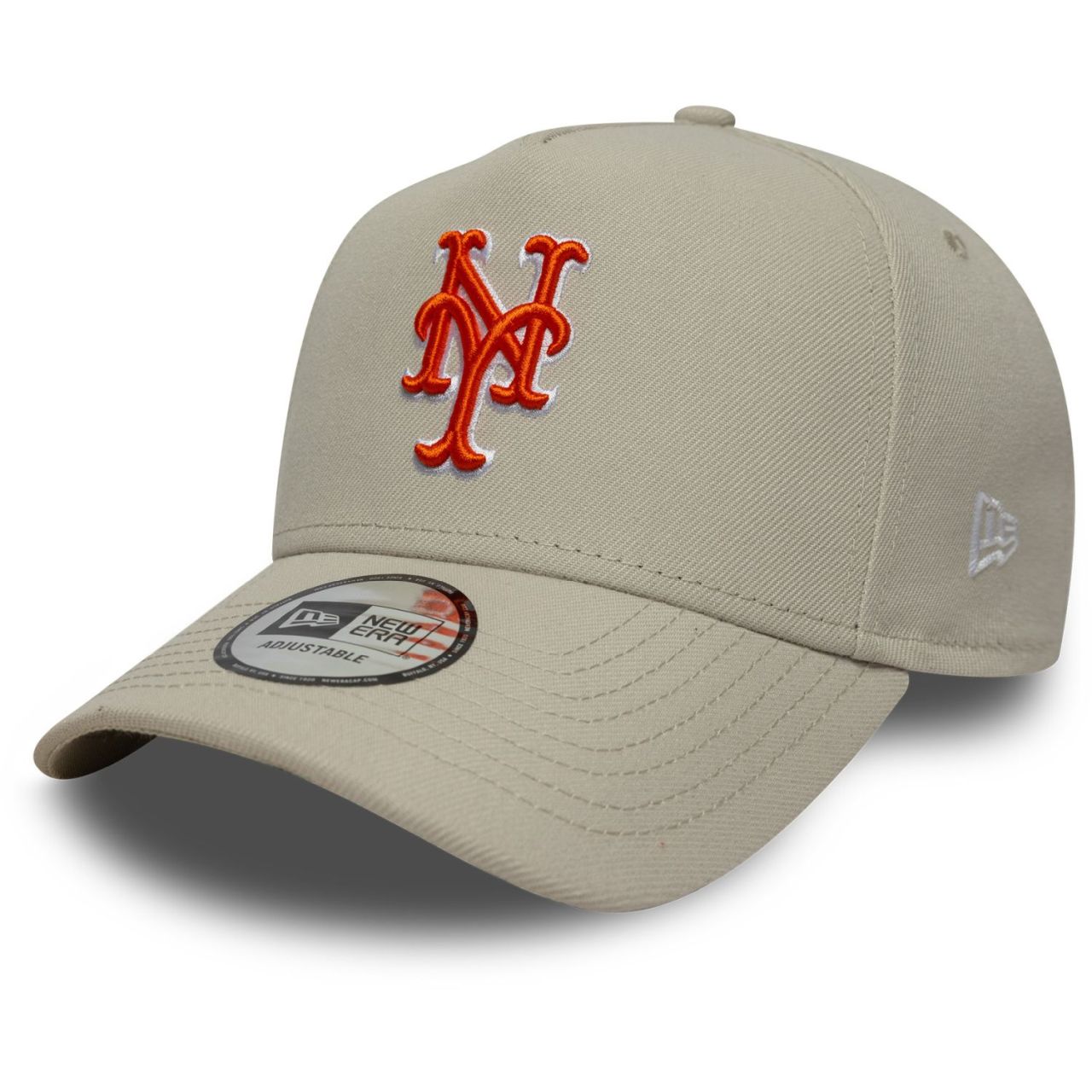 New Era A-Frame Snapback Cap - New York Mets stone beige