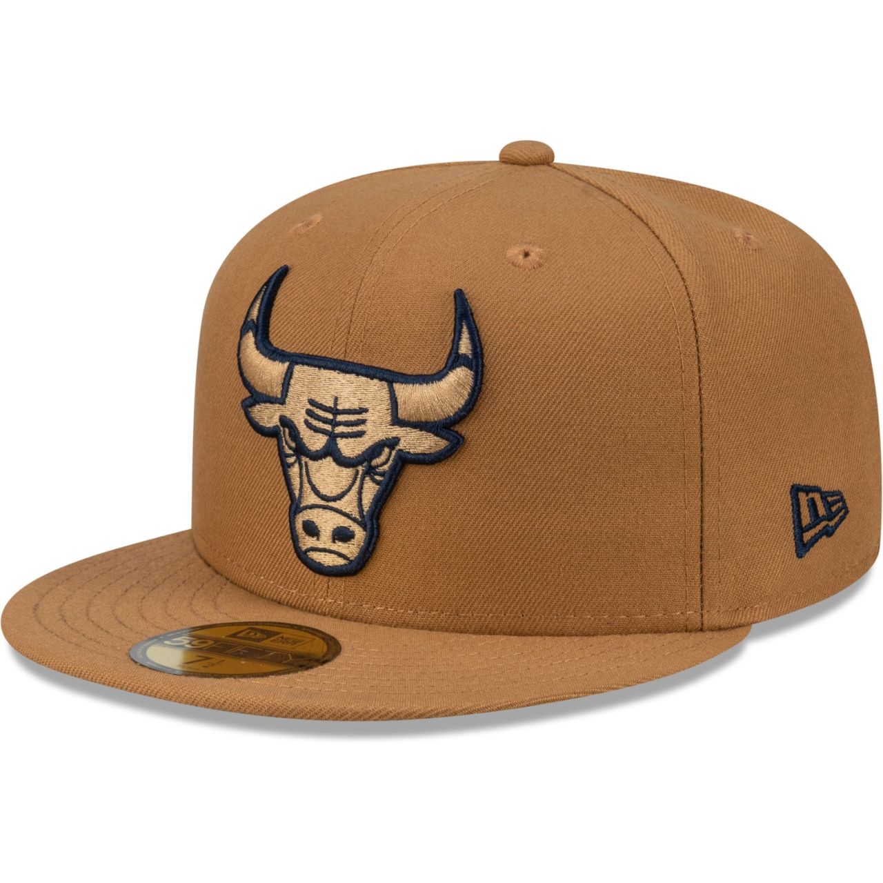 New Era 59Fifty Fitted Cap - NBA Chicago Bulls wheat braun