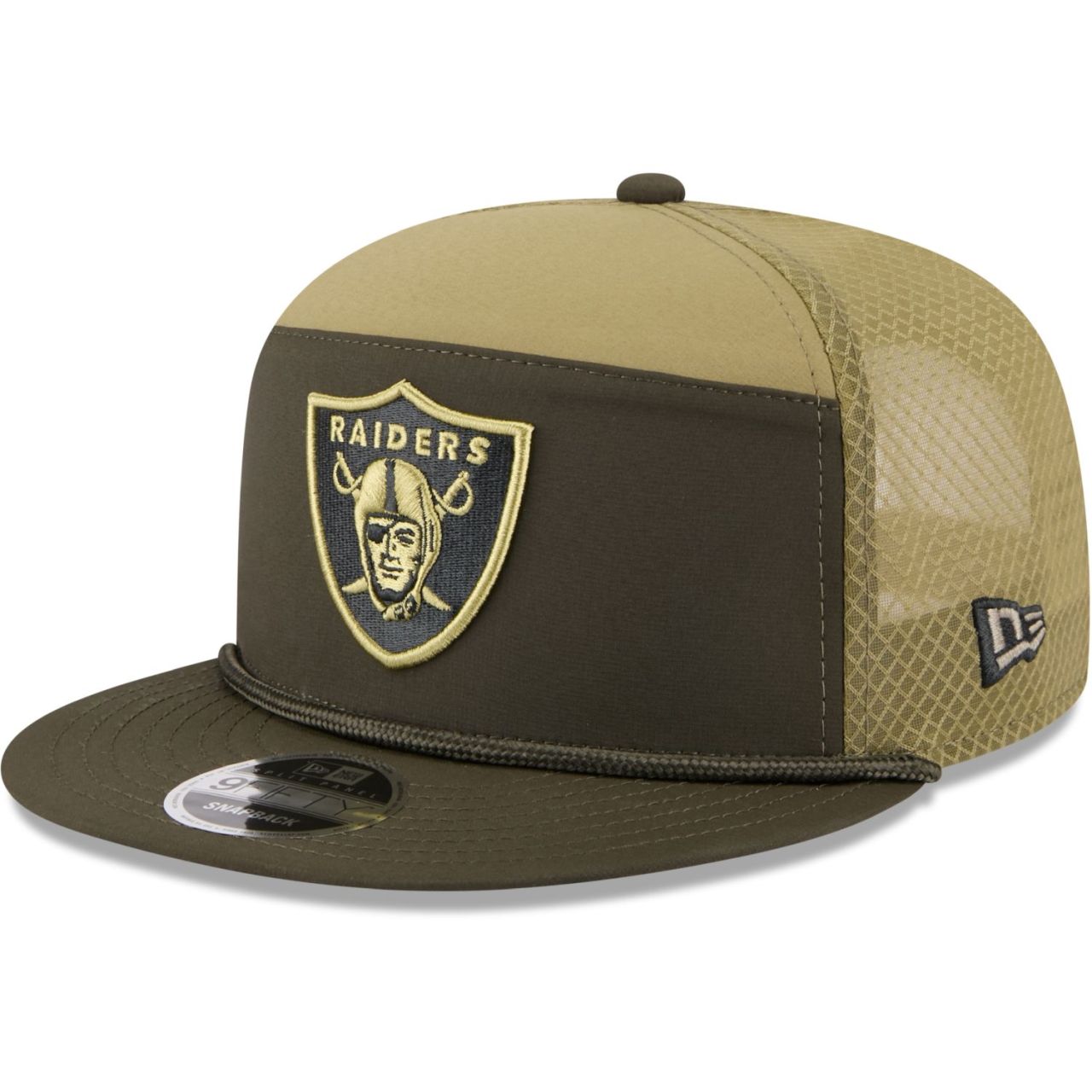 New Era 9Fifty Split Panel Cap - SALUTE Las Vegas Raiders