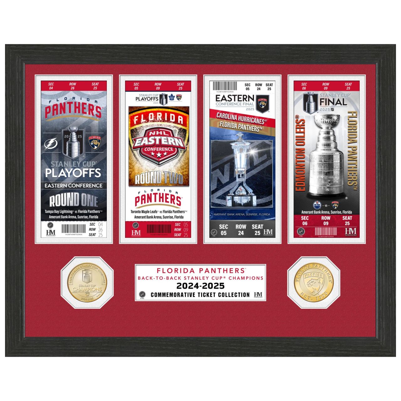 Florida Panthers 2025 NHL Stanley Cup Champions Ticket Bild