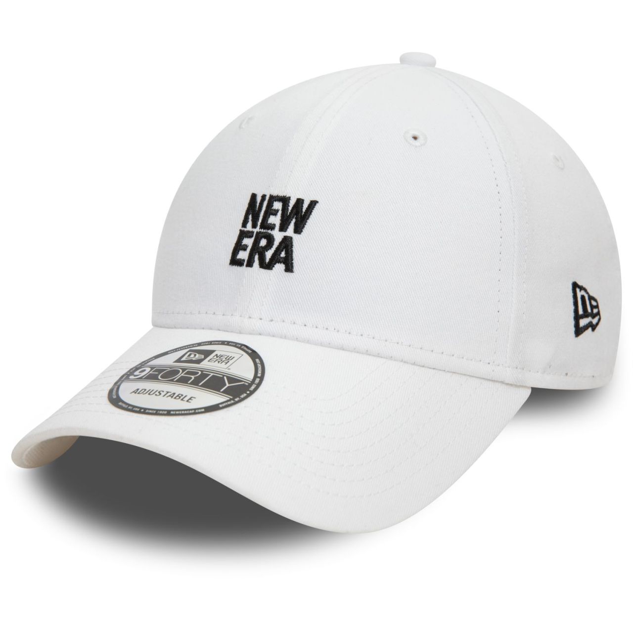 New Era 9Forty Strapback Cap - BRAND LOGO weiß