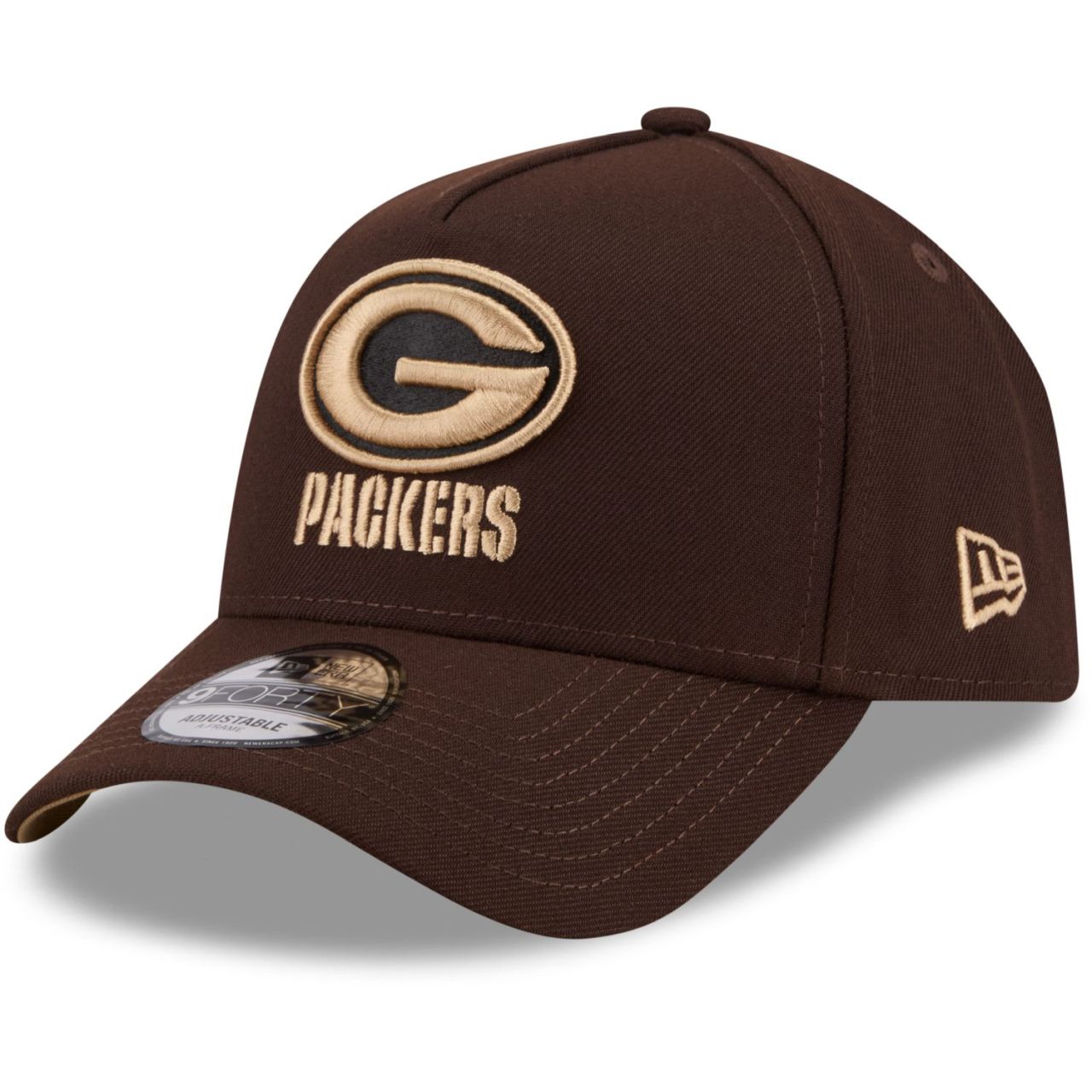 New Era 9Forty A-Frame Cap - Green Bay Packers burnt wood